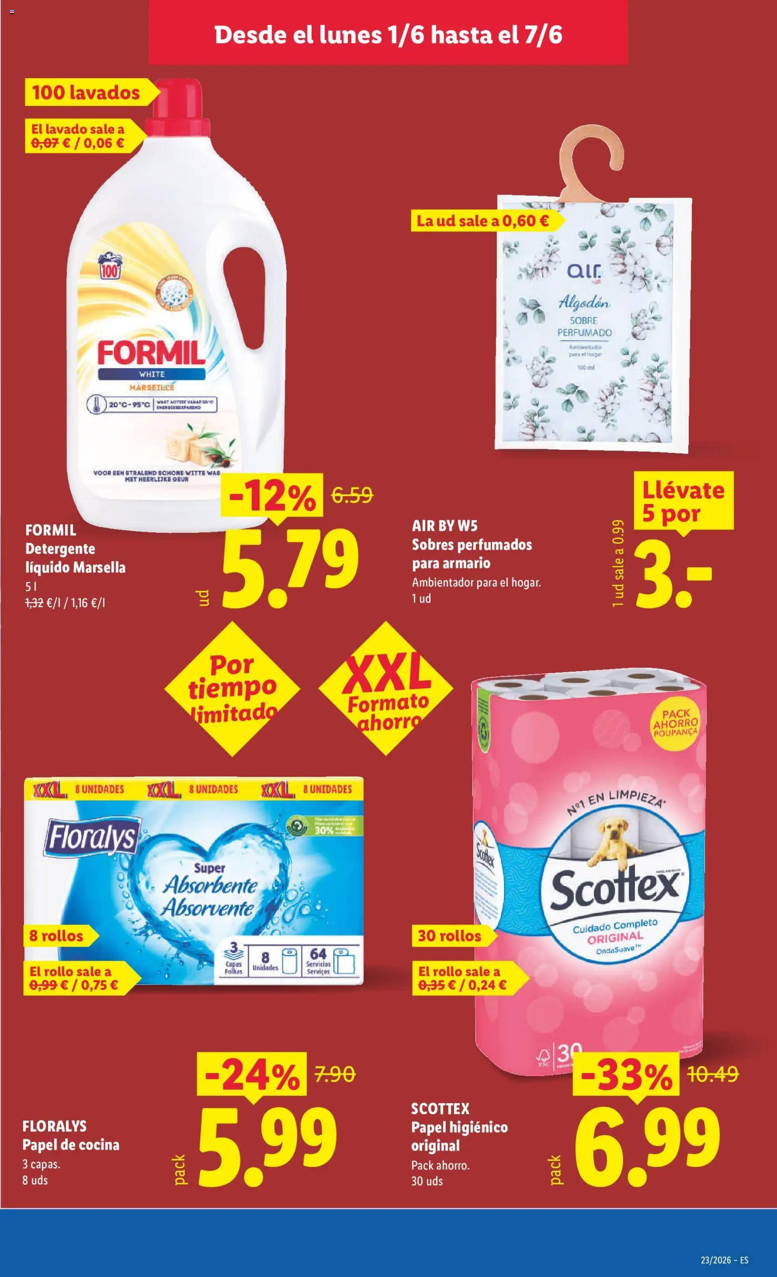 Lidl folleto Illes Balears │ válido desde el 01.06.2026 | Página: 17 | Productos: Detergente, Papel higienico, Detergente líquido, Armario
