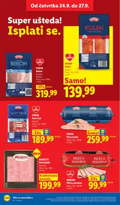 PIKOK Pizza šunka, Pizza šunka - pregled Lidl kataloga - važi od 24.09.2026 | Strana: 28