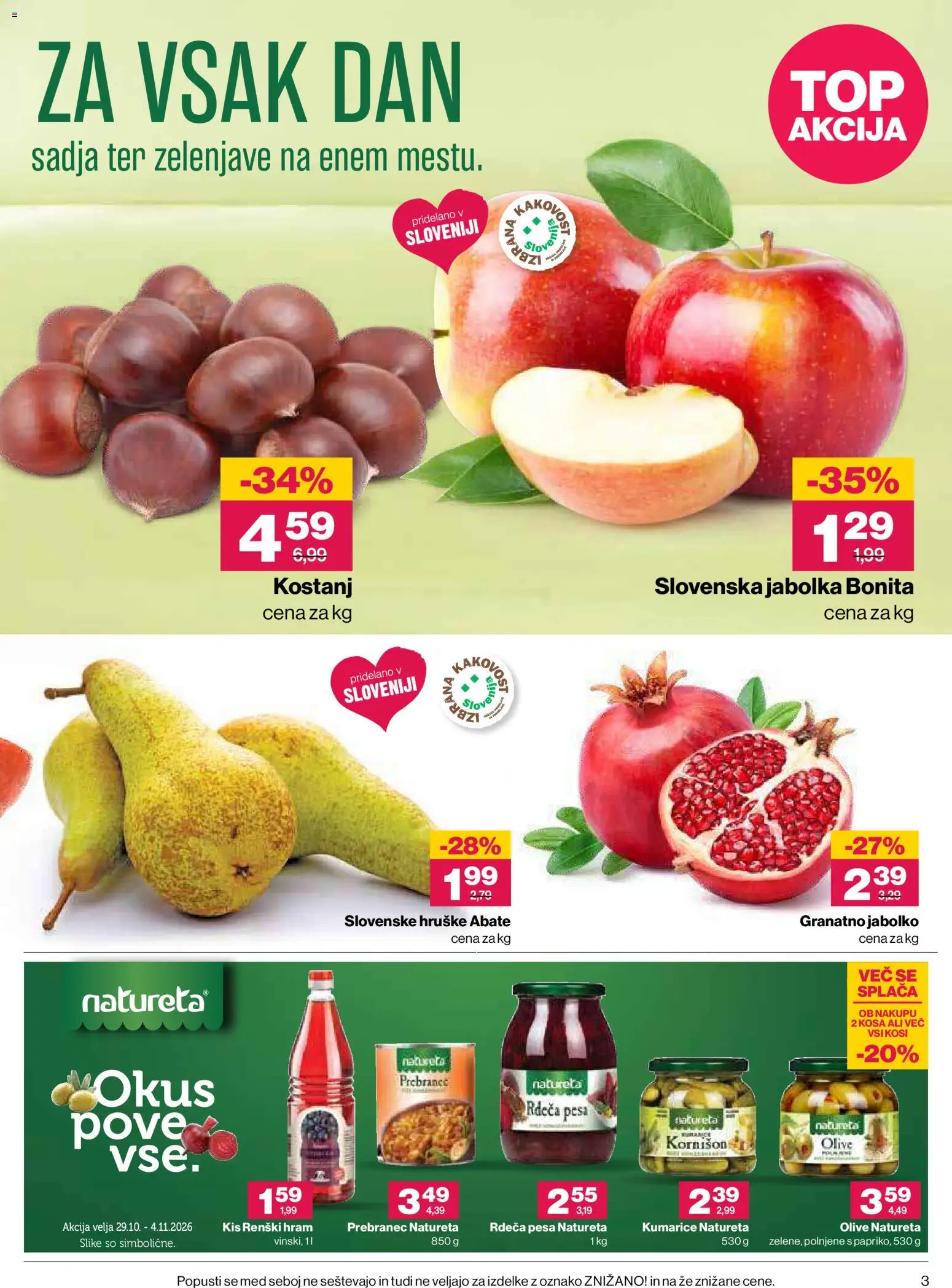 Novi Mercator katalog ponudbe – veljaven od 29.10.2026 | Stran: 3