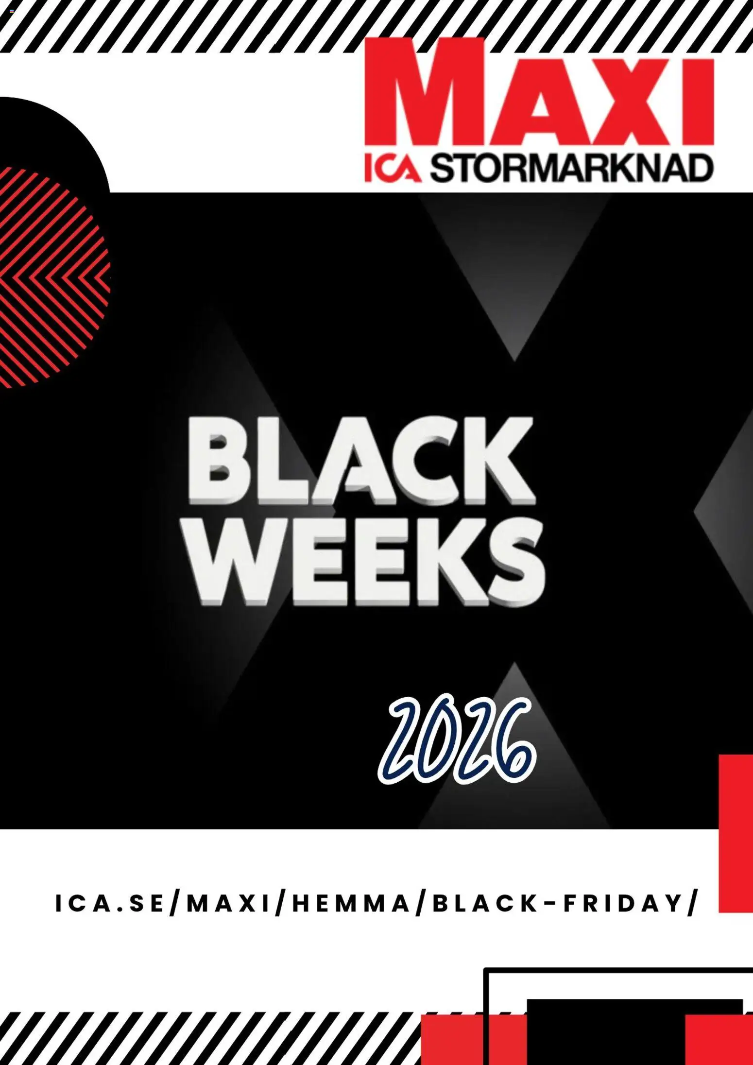 ICA Maxi reklamblad aktuell från 19/10/2026 | Sida: 1