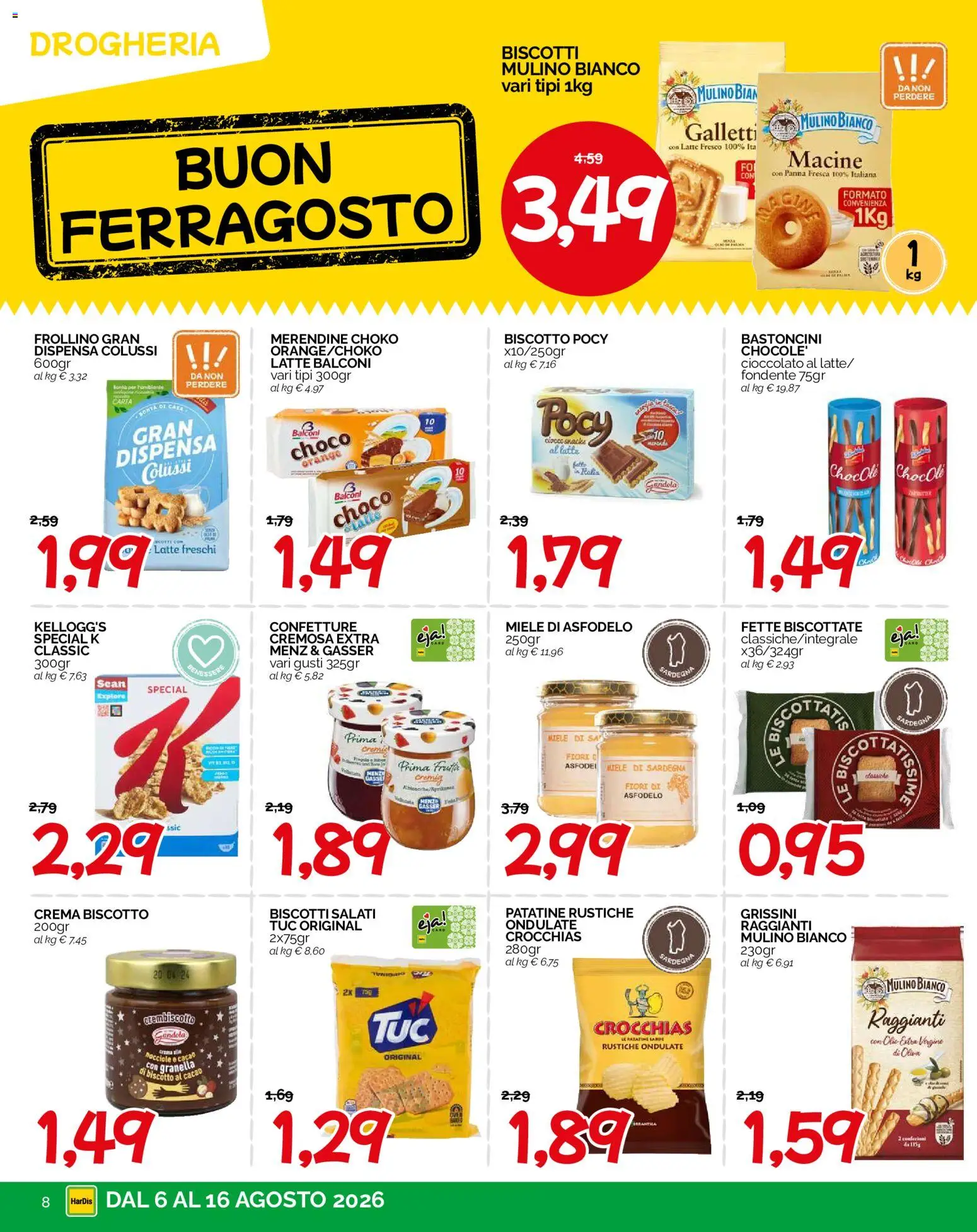 Volantino HarDis del 06/08/2026 | Pagina: 8