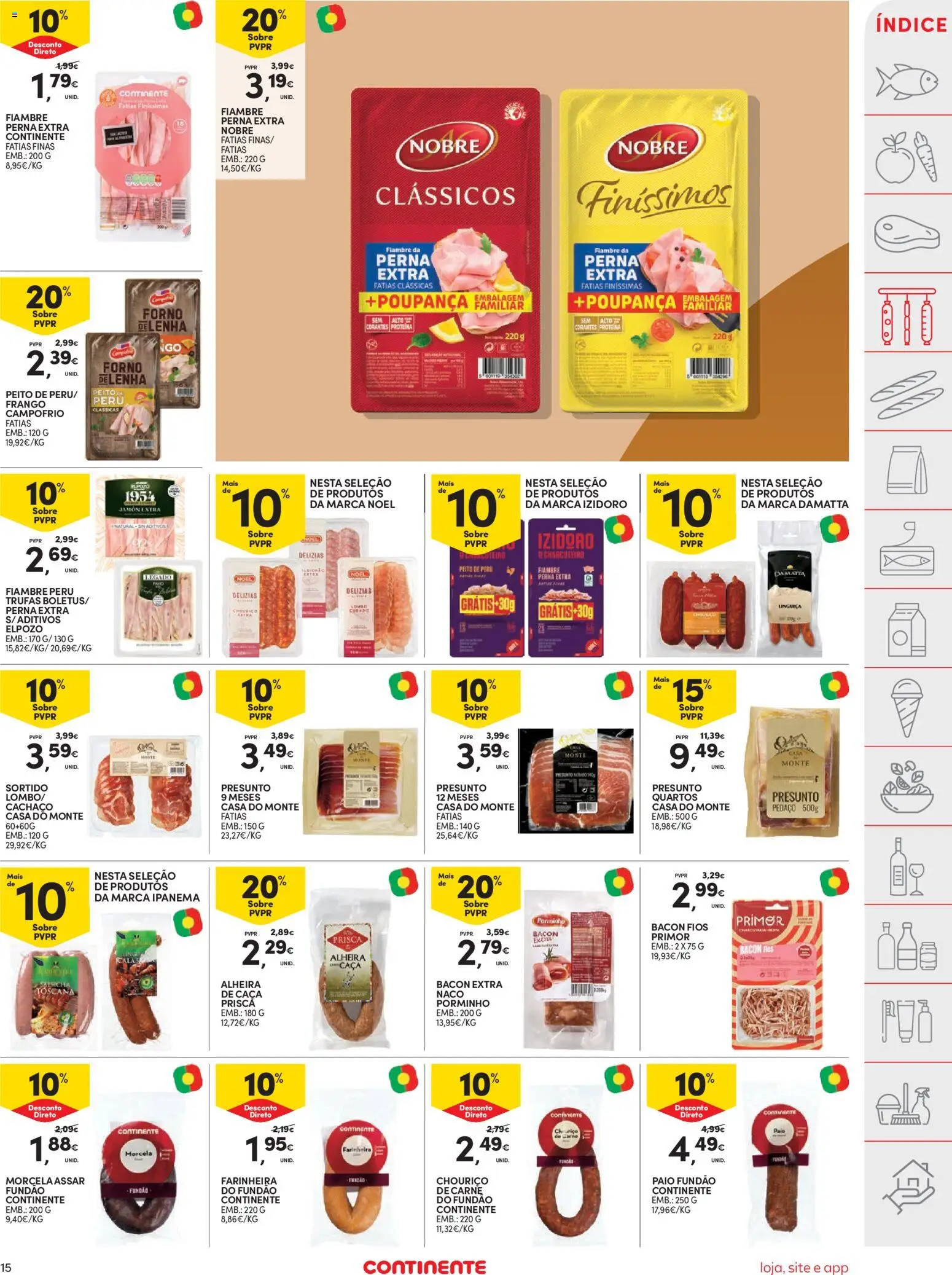 Continente folheto │ válido de 23/06/2026 | Página: 17 | Produtos: Forno, Peito de peru, Peru, Carne