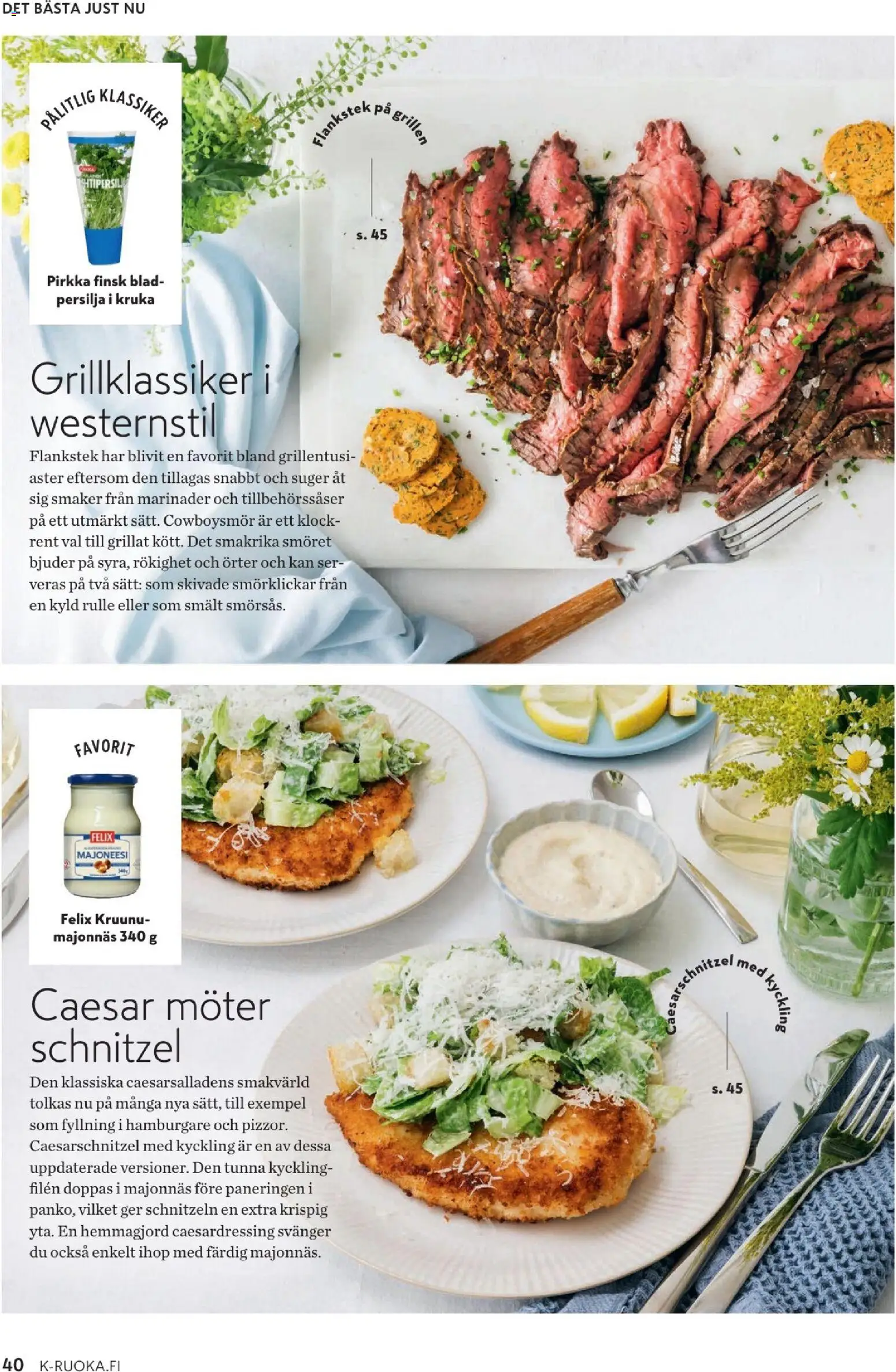 K-Supermarket tarjoukset - K-mat – voimassa 10.06.2026 alkaen | Sivu: 40 | Tuotteet: Majoneesi, Persilja