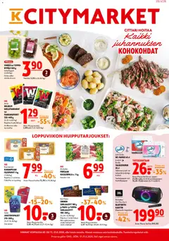 K-Citymarket-mainoslehti voimassa 17.06.2026 alkaen