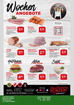 CAP Markt Prospekt ab 04.05.2026 gültig | Seite: 4 | Produkte: Burger, Schnitzel, Paprika, Salat
