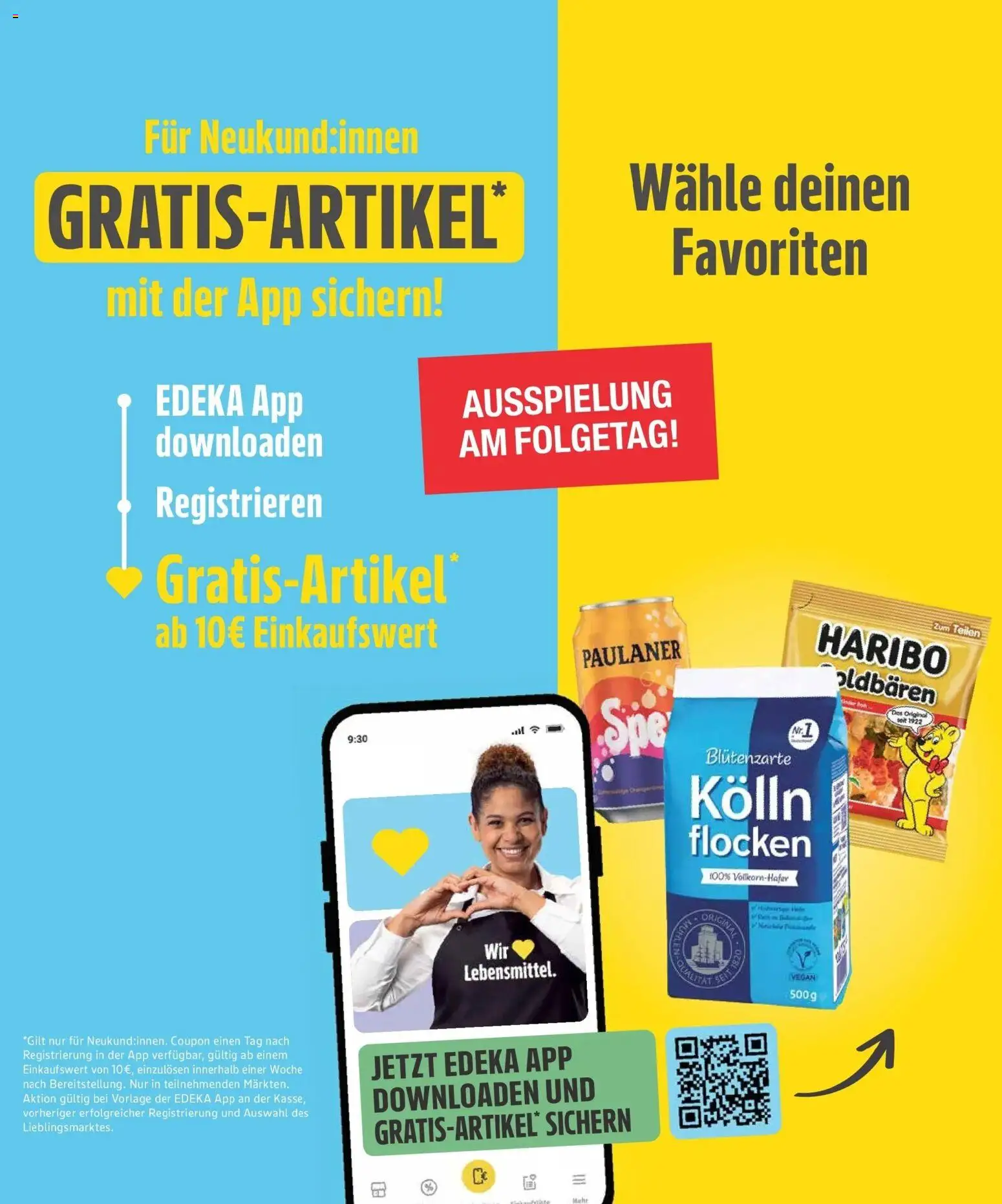 Edeka Prospekt Kolbermoor (ab 24.08.2026) » Angebote Online | Seite: 18 | Produkte: Kolln, Haribo, Flocken, Paulaner