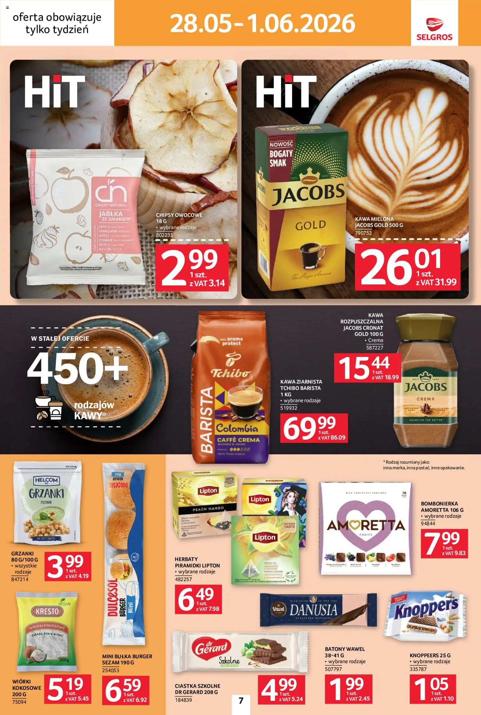 Selgros cash&carry gazetka - Jeszcze więcej super promocji od 28.05.2026 | Strona: 7 | Produkty: Mango, Chipsy, Bombonierka, Ciastka