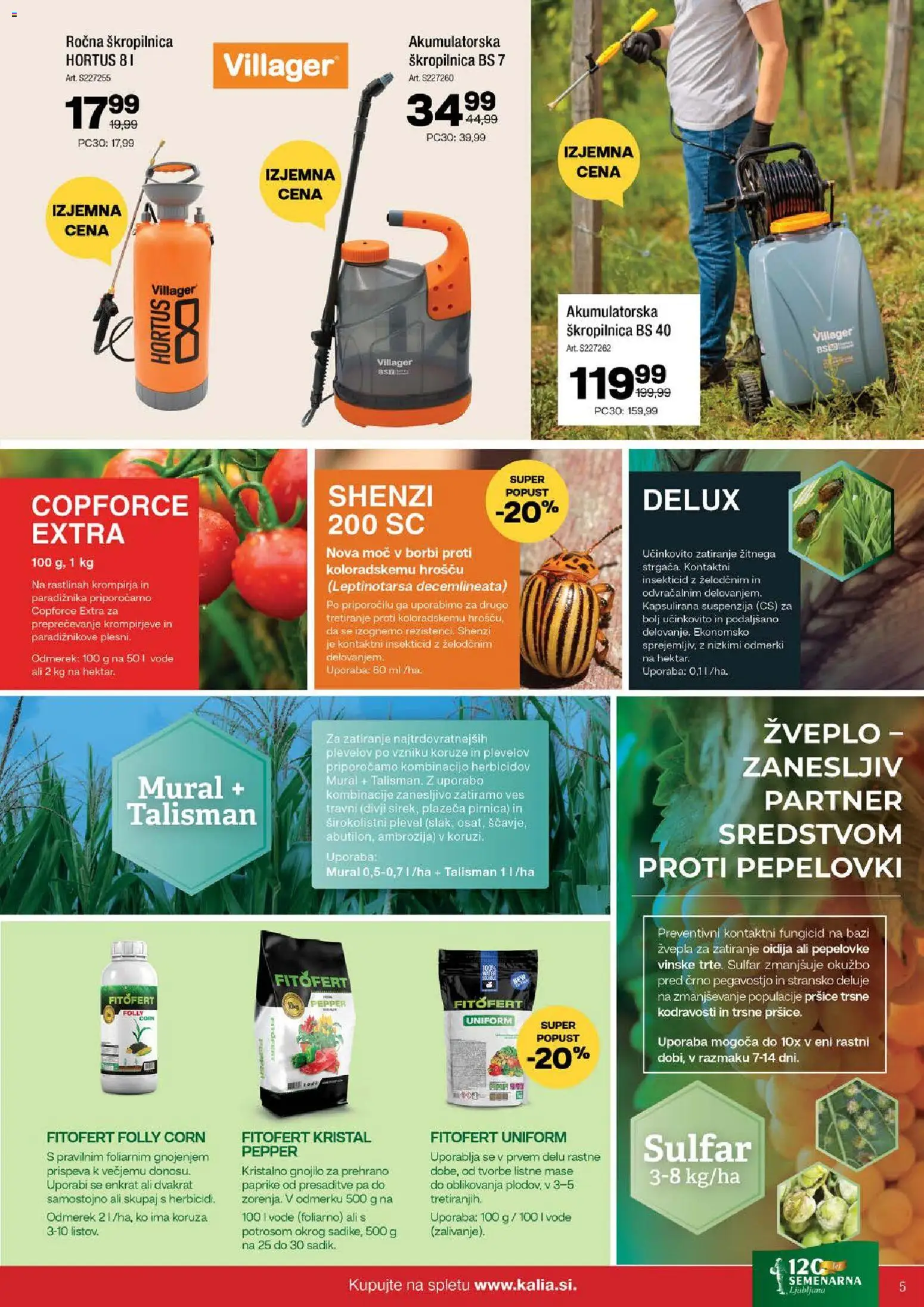 Novi Kalia katalog ponudbe – veljaven od 04.05.2026 | Stran: 5 | Izdelki: Koruza