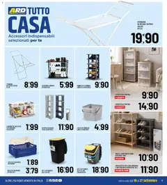 Anteprima del volantino ARD Discount volantino valido a partire dal 18/09/2026 | Pagina: 17 | Prodotti: Mobile, Scaffale, Mobiletto, Armadietto
