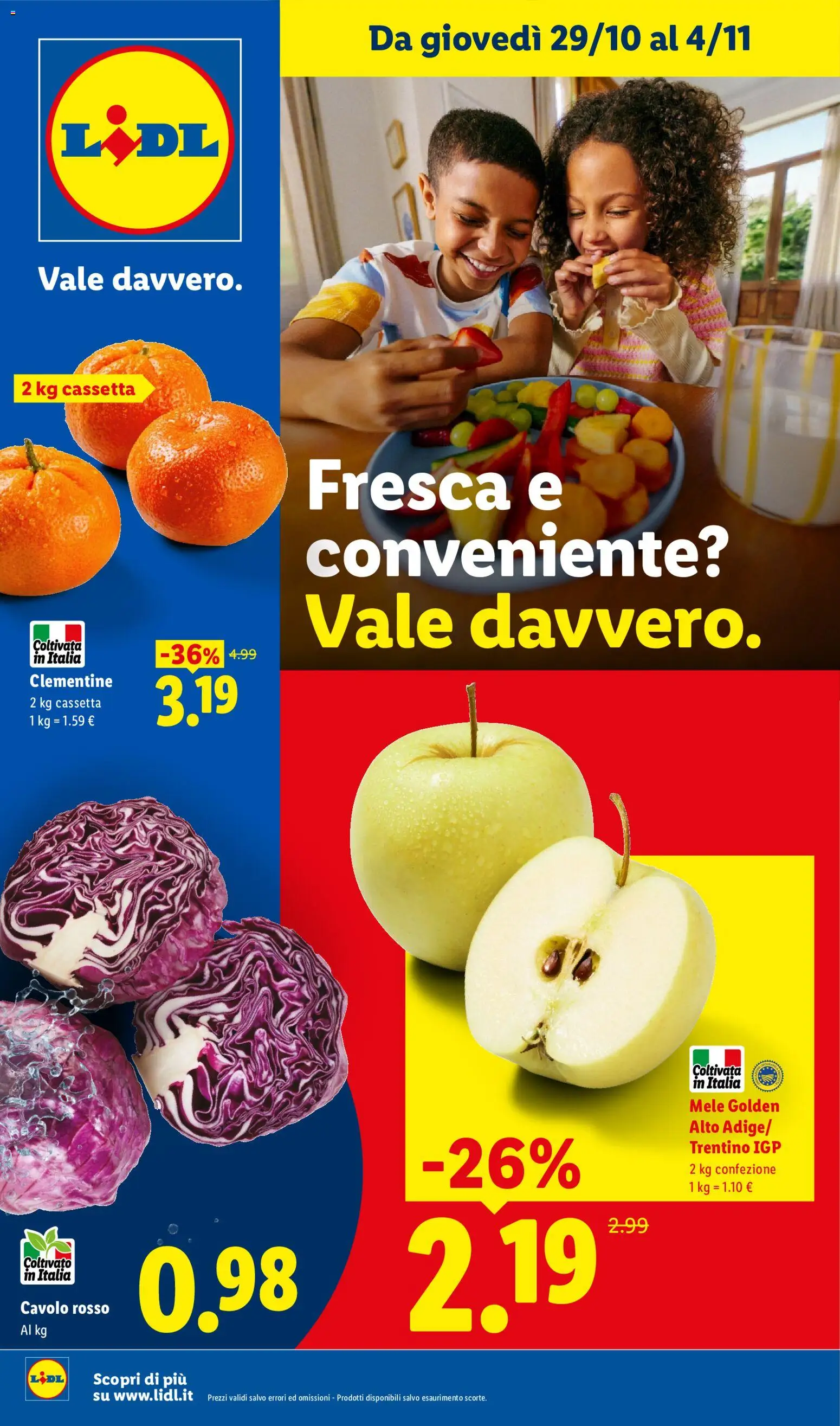 Volantino Lidl del 29/10/2026 | Pagina: 1