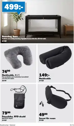 Biltema erbjudanden - Förhandsvisning av reklamblad från butik Biltema aktuell från 29/06/2026 | Sida: 10 | Produkter: Nackkudde