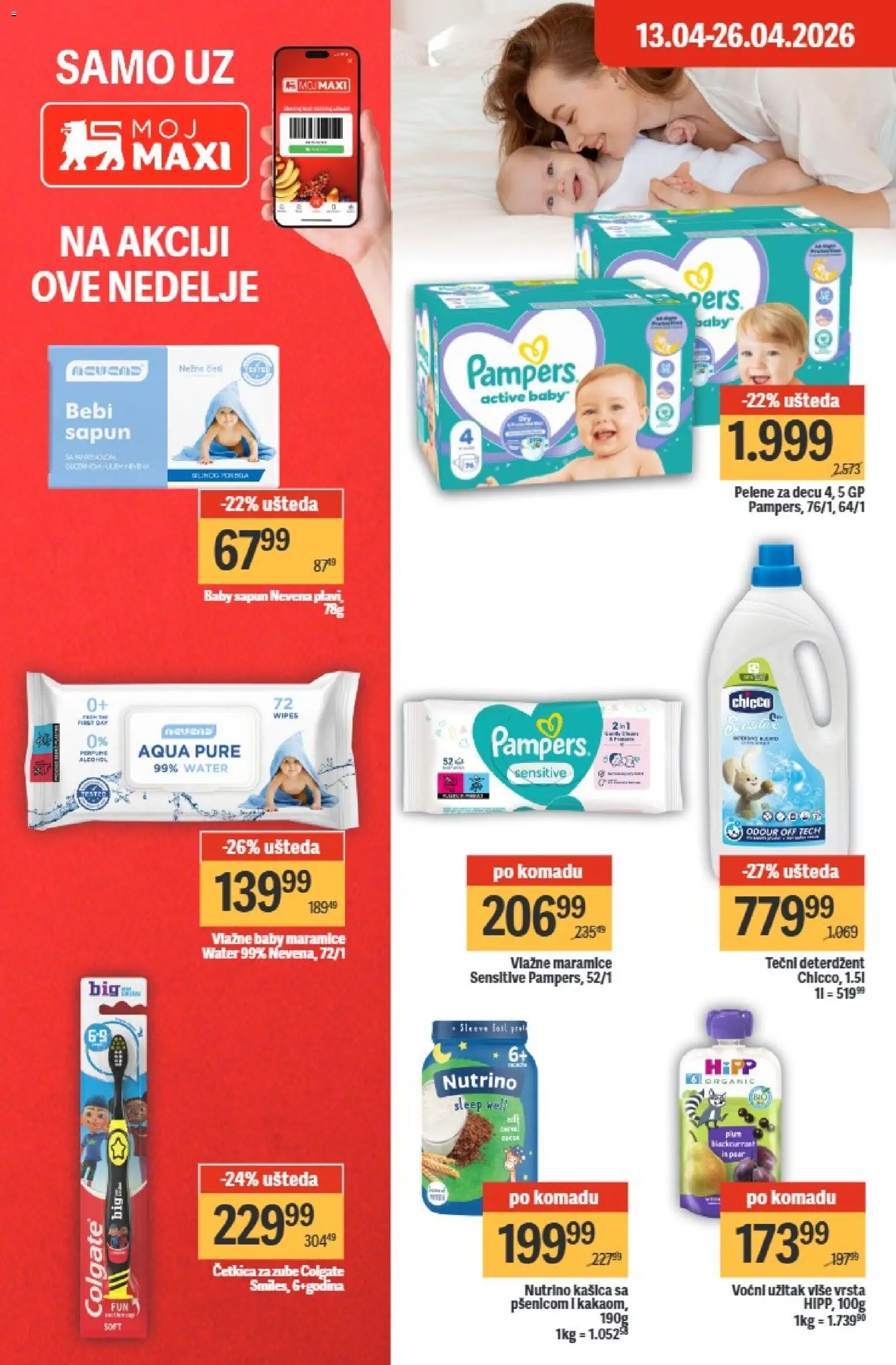 Maxi katalog - važi od 20.04.2026 | Strana: 30 | Proizvode: Deterdžent, Pampers, Sapun, Pelene