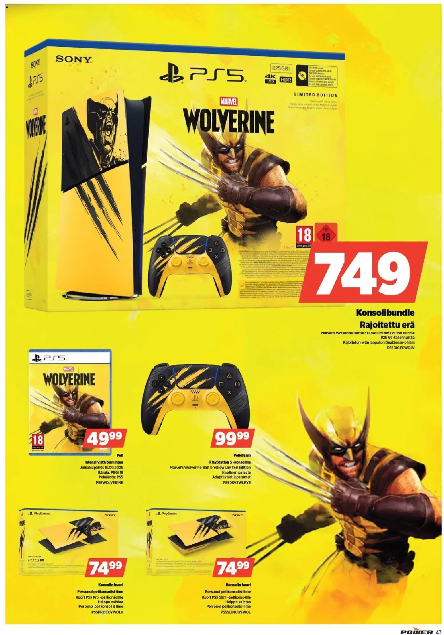 Power tarjoukset – voimassa 01/08/2026 alkaen | Sivu: 43 | Tuotteet: Playstation