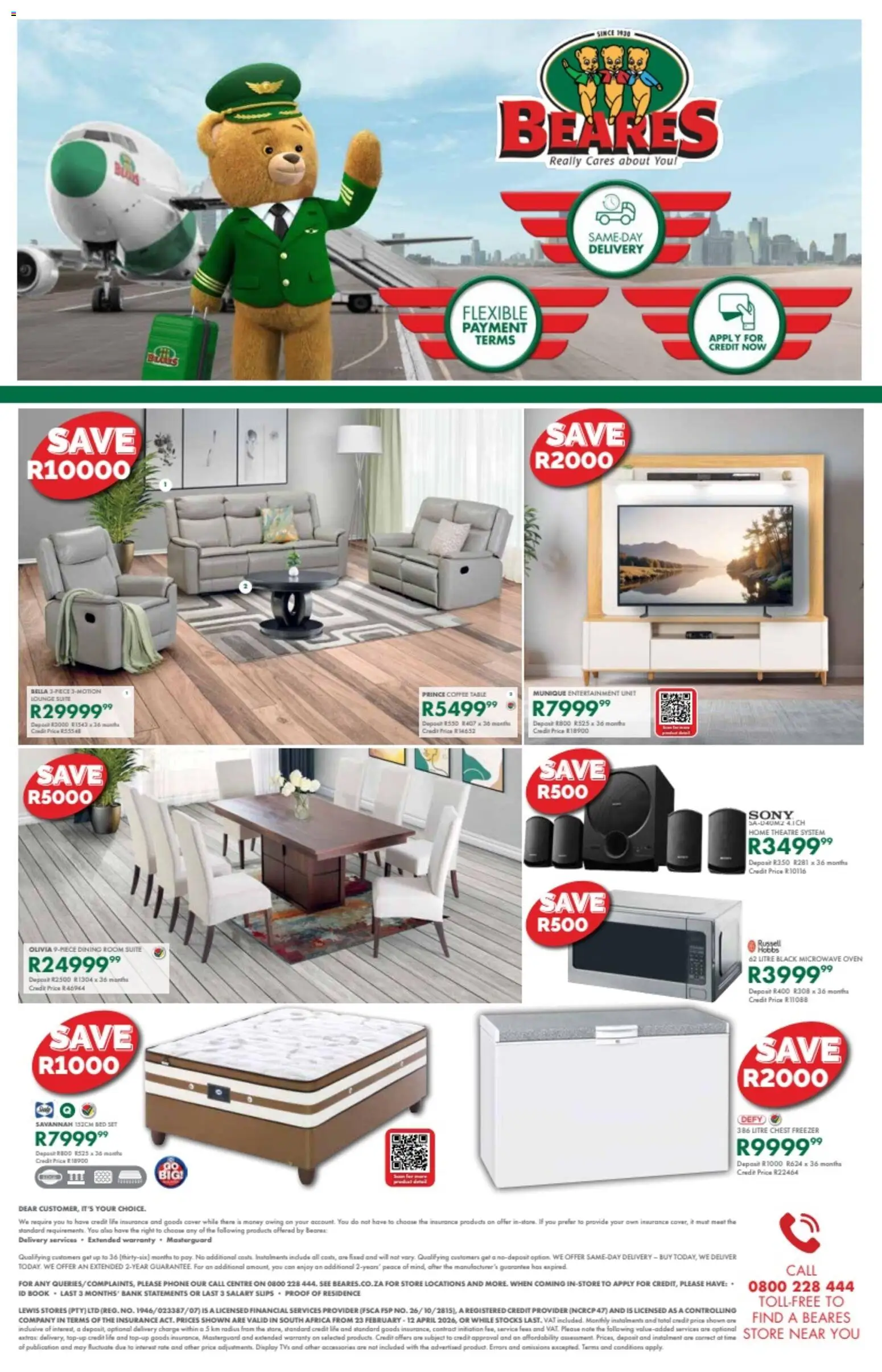 Beares Specials (23/02/2026 - 12/04/2026) Online