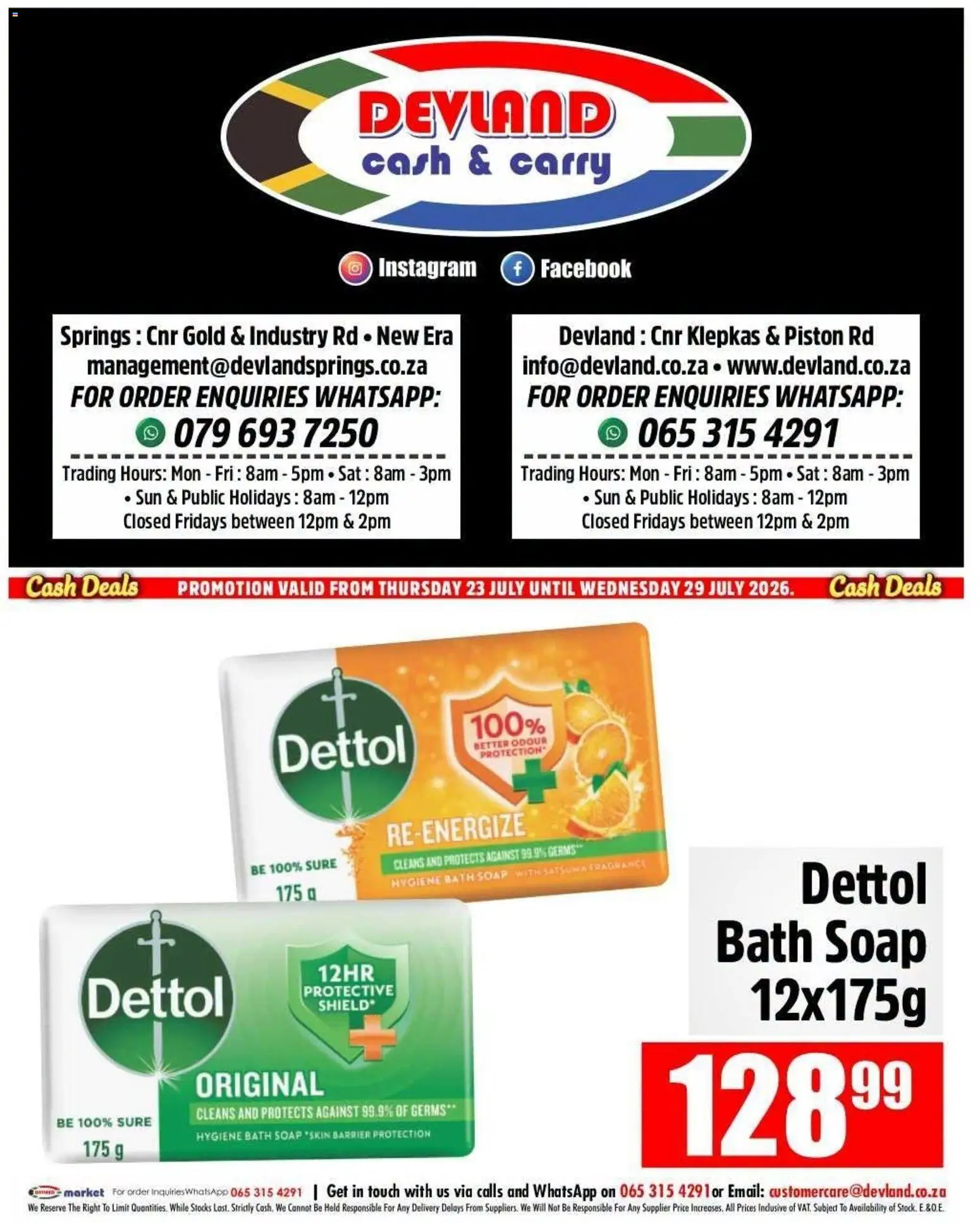 New Devland catalogue – valid from 23/07/2026 | Page: 4 | Products: Bath, Fragrance, Soap