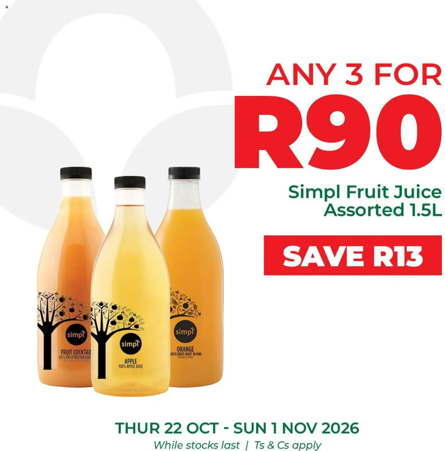 New Food Lover's Market catalogue – valid from 22/10/2026 | Page: 4 | Products: Juice, Fruit