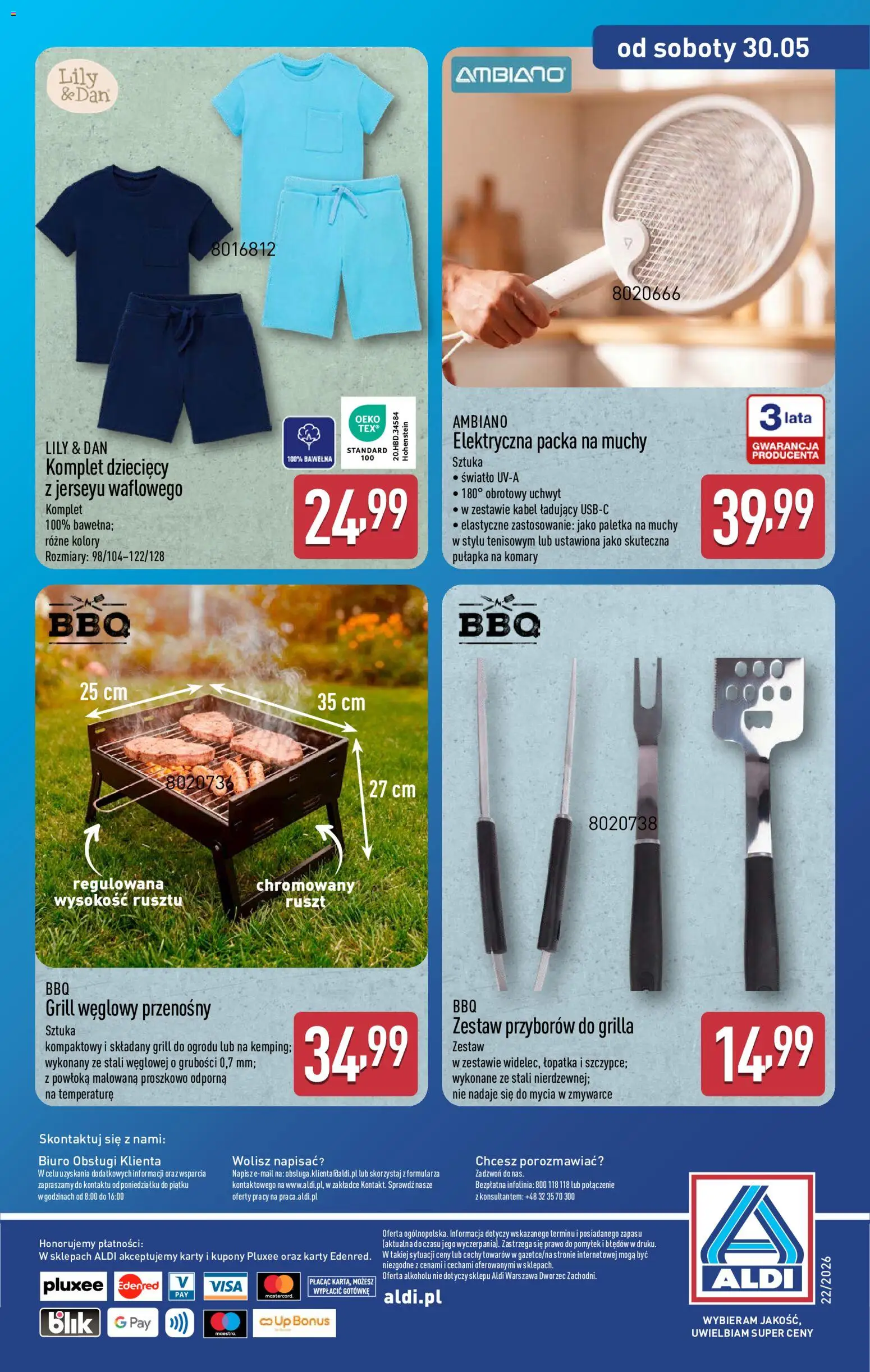 Aldi gazetka - Hity od Środy i od Soboty od 27.05.2026 | Strona: 12 | Produkty: Kabel, Grill, Ruszt