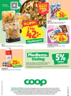 Coop erbjudanden - Förhandsvisning av reklamblad från butik Coop aktuell från 14/09/2026 | Sida: 8 | Produkter: Frukt, Visp, Choklad, Grädde