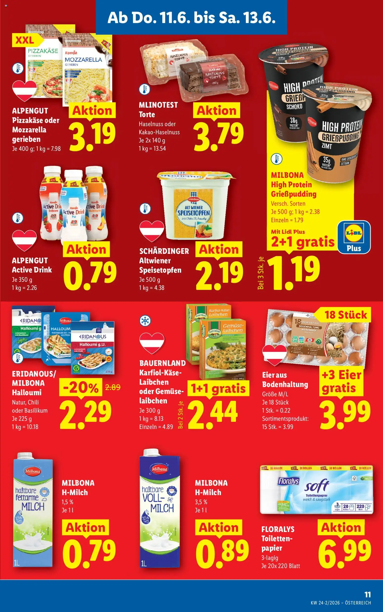 Lidl Flugblatt - Oberpullendorf, Güssing, Oberwart gültig ab 11.06.2026 | Seite: 13 | Produkte: Gemüse, Chili, Foins, Eier