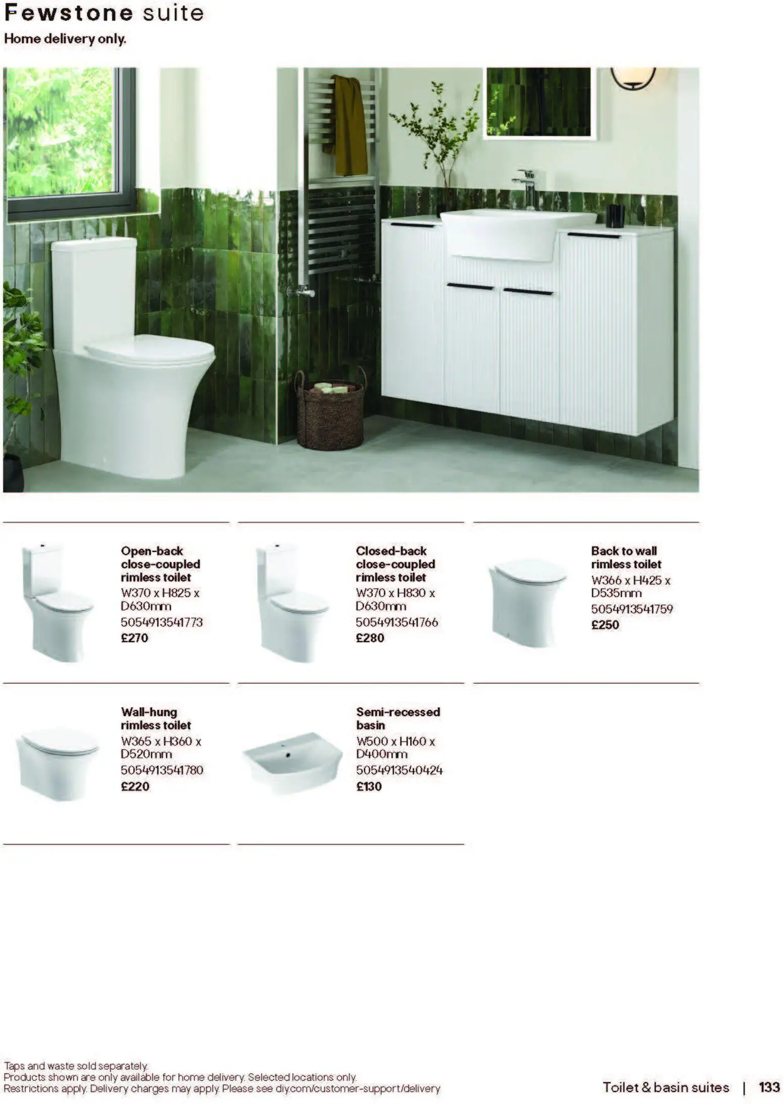 {H1} | Page: 133 | Products: Toilet