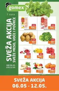 Gomex katalog Sveža akcija - pregled Gomex kataloga - važi od 06.05.2026
