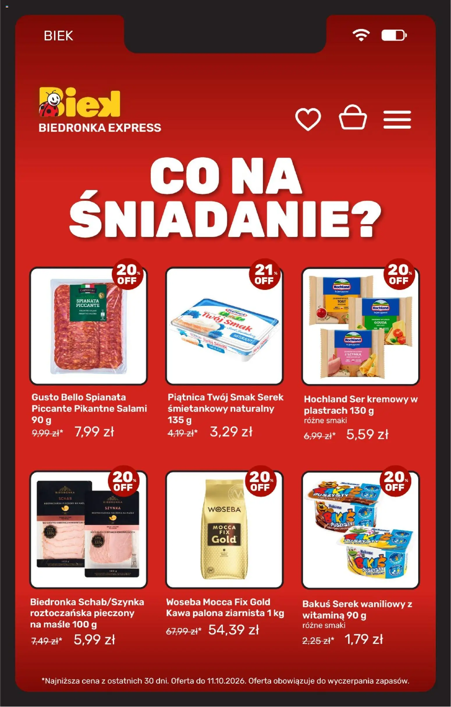 Biedronka Polsko leták - BIEK od 10.10.2026 | Strana: 21 | Produkty: Gouda