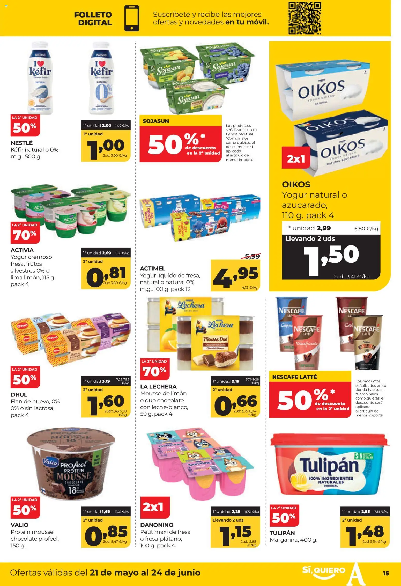 Alimerka Mensual Asturias │ válido desde el 21.05.2026 | Página: 19 | Productos: Lima, Mousse, Κρεμάστρα, Yogur