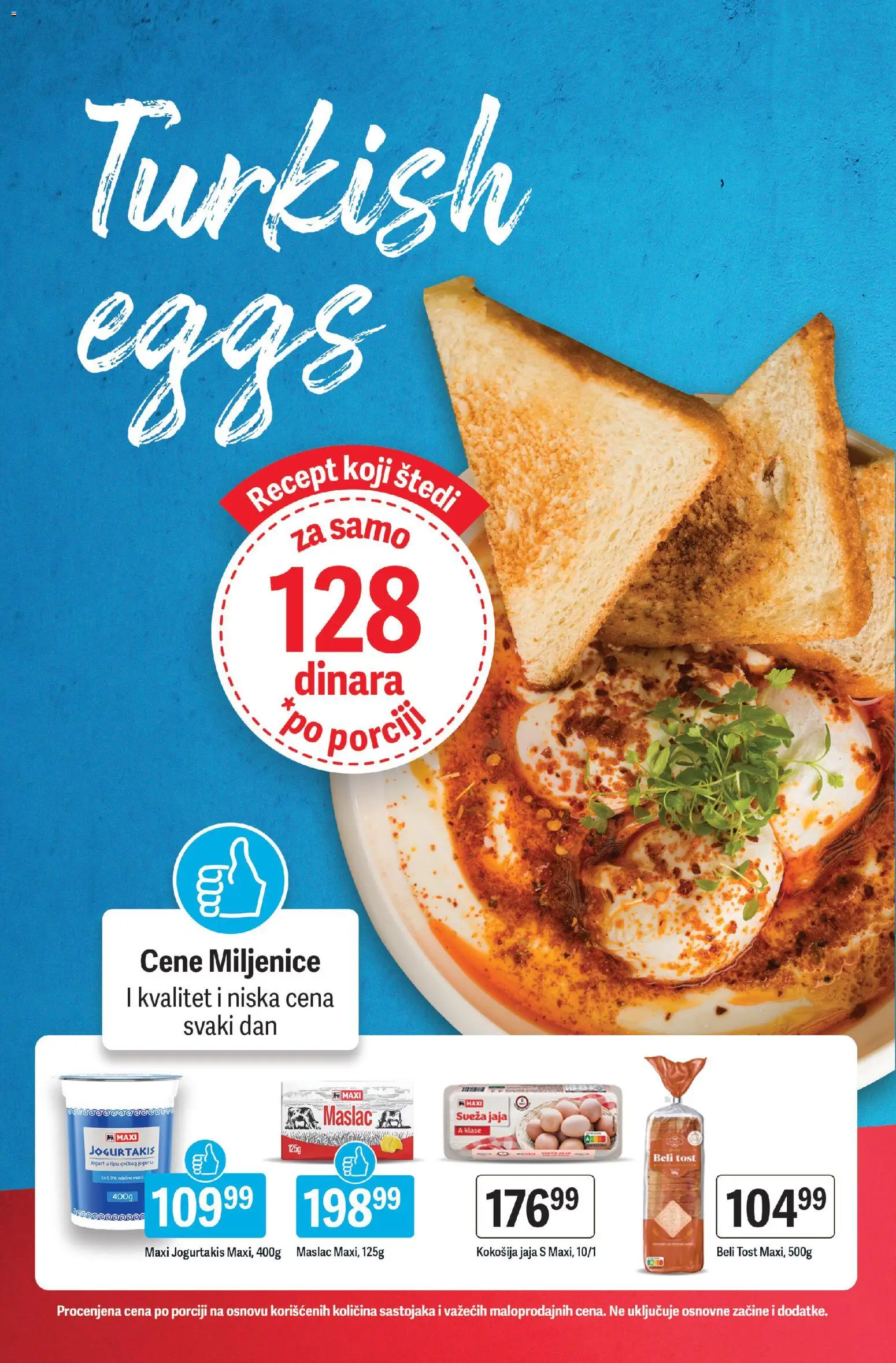 Maxi katalog - važi od 27.08.2026 | Strana: 8 | Proizvode: Maslac, Jogurt, Jaja, Tost
