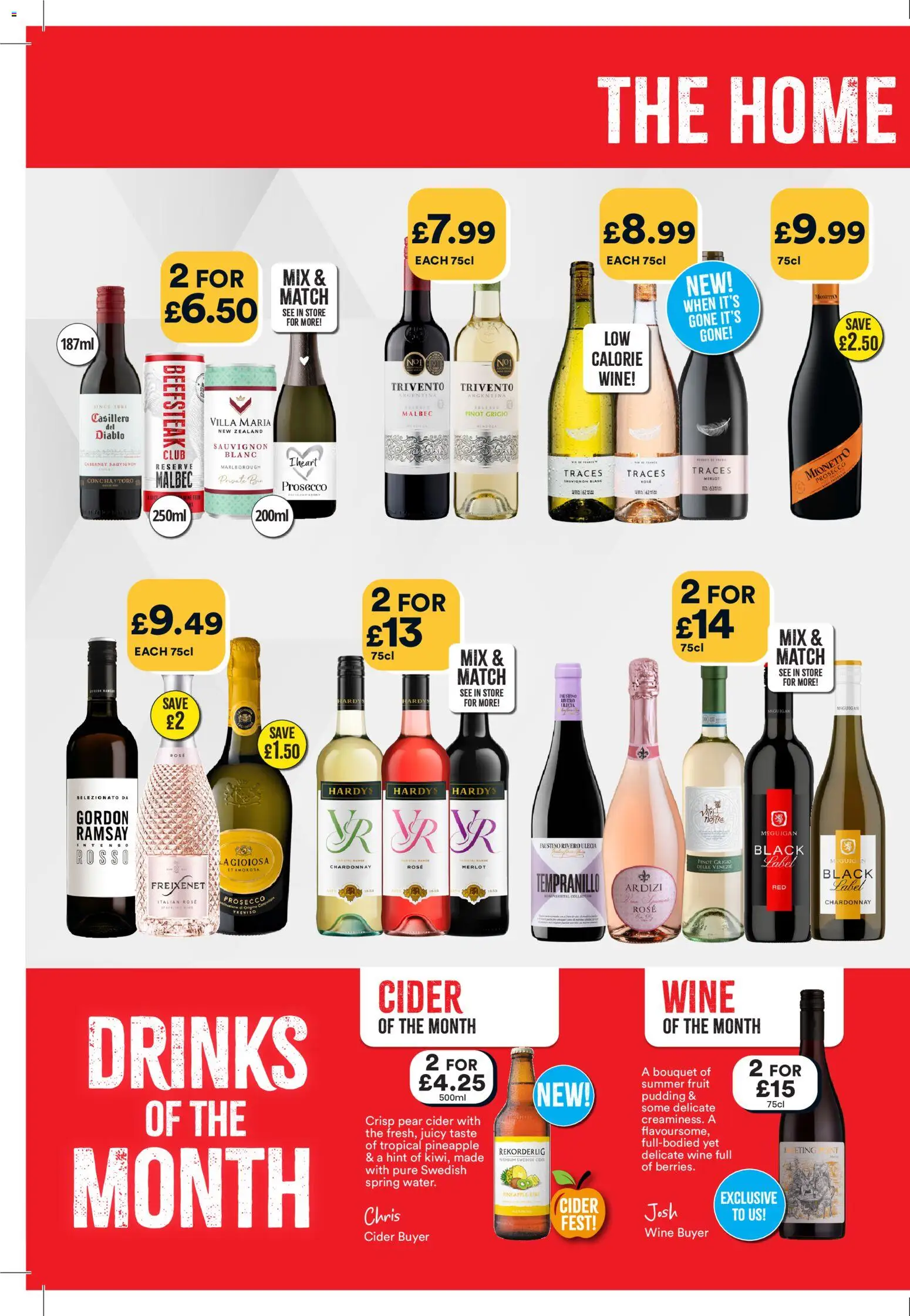 {H1} | Page: 3 | Products: Prosecco, Wine, Kiwi, Pudding