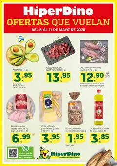 Vista previa HiperDino Folleto válido desde el 08.05.2026