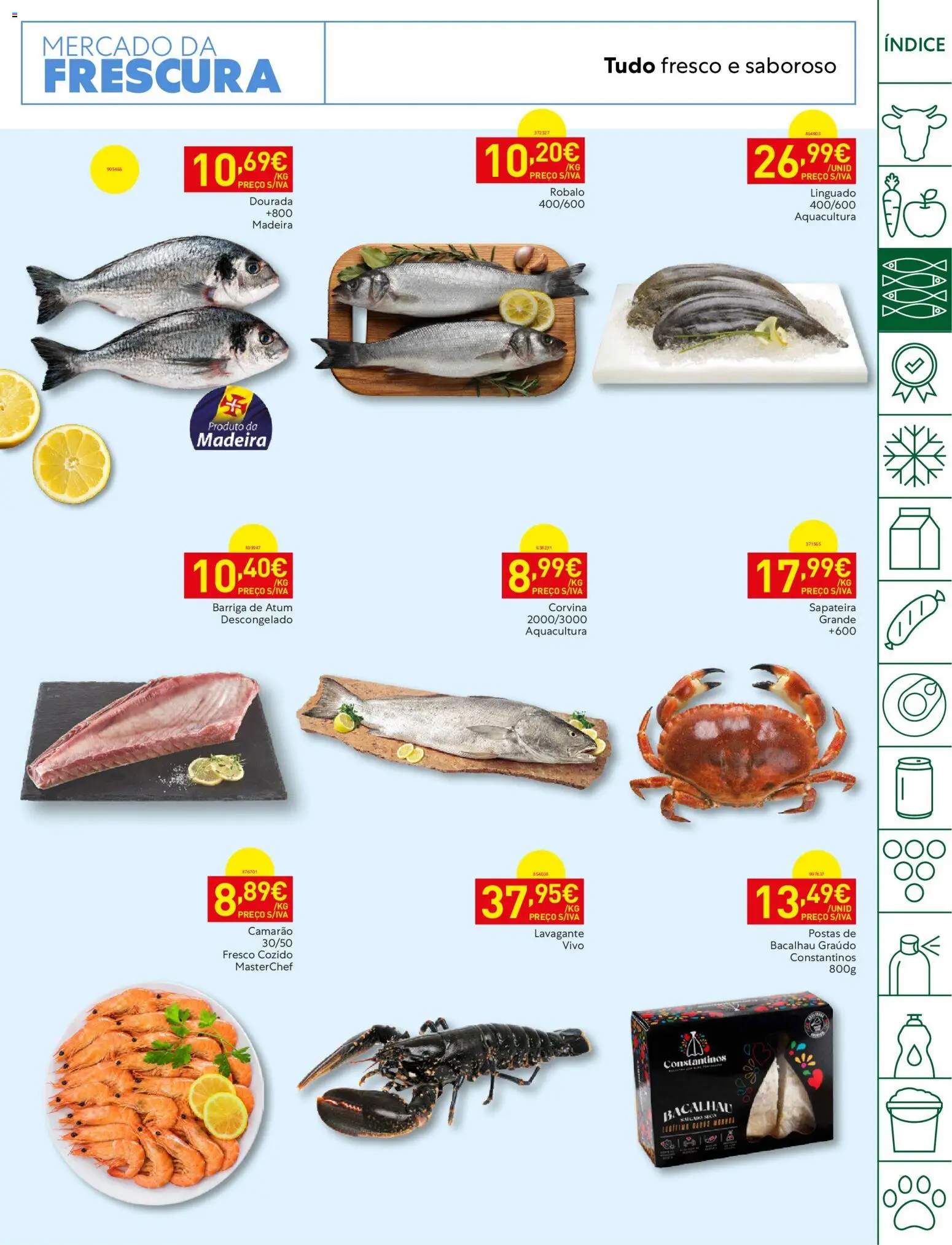 Recheio folheto Madeira │ válido de 08/09/2026 | Página: 5 | Produtos: Dourada, Atum, Bacalhau, Sapateira
