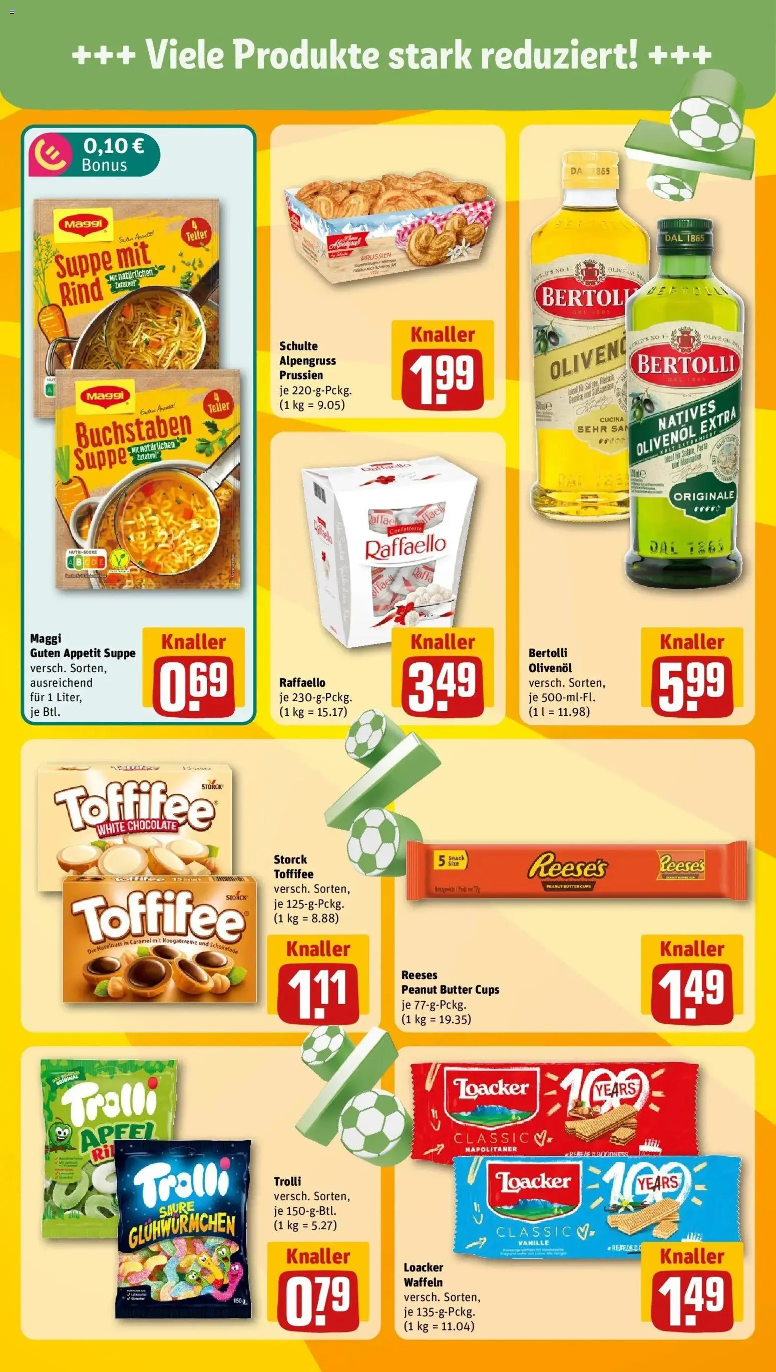 Rewe Prospekt Möhrendorf – gültig ab 05.07.2026 | Seite: 11 | Produkte: Maggi, Äpfel, Toffifee, Fleisch