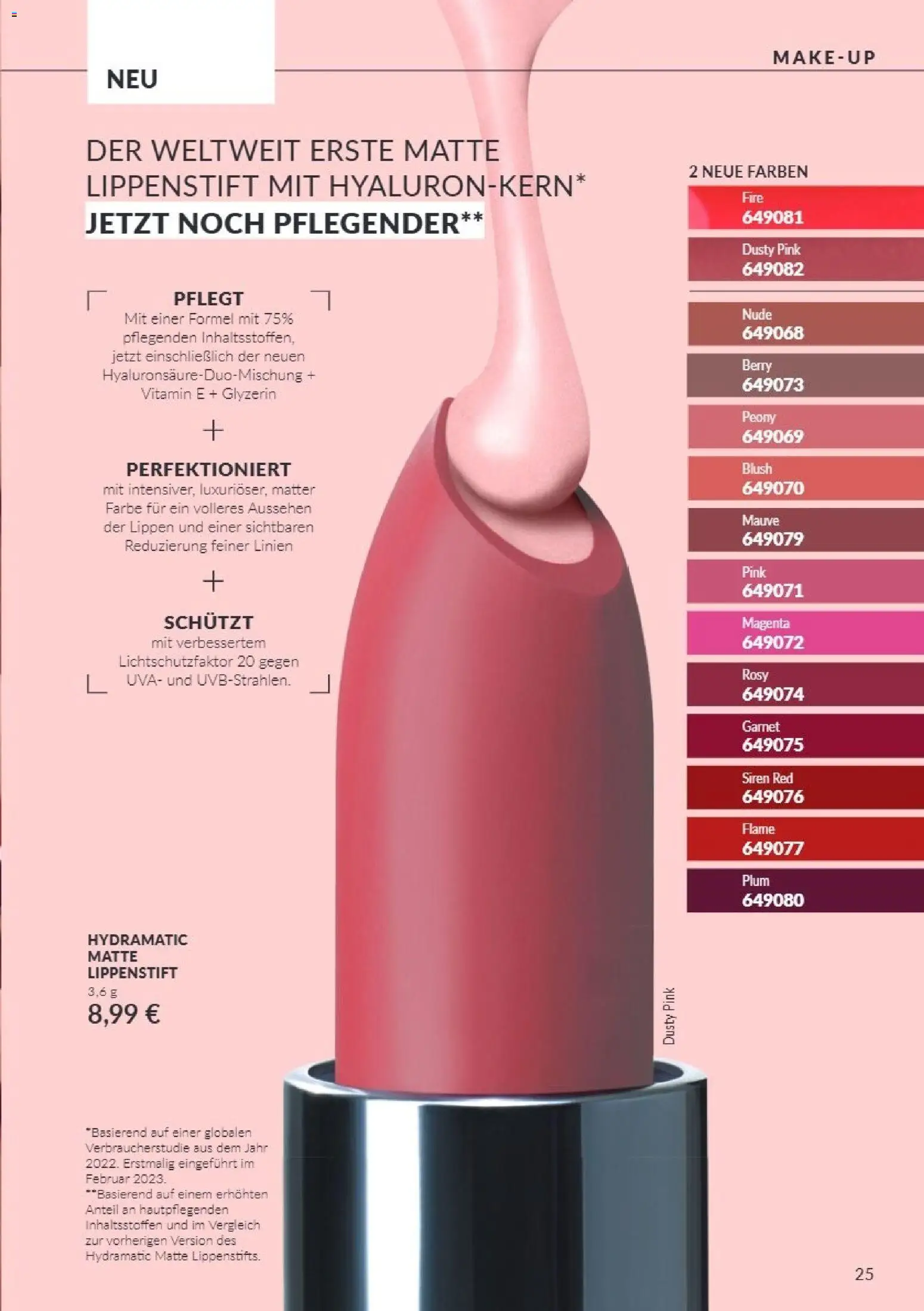 AVON Katalog Oktober 2026 – gültig ab 01.10.2026 | Seite: 25 | Produkte: Lippenstift, Blush