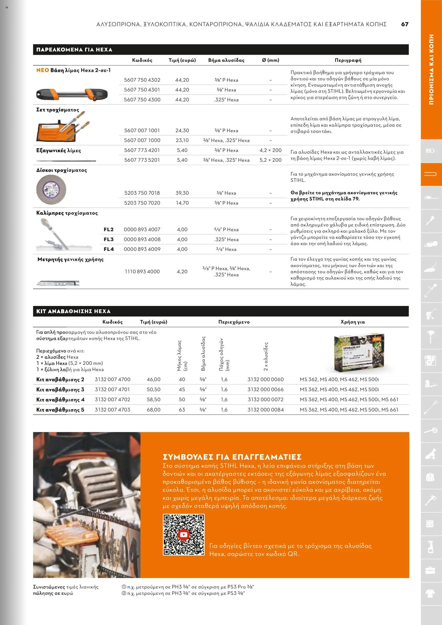 Stihl - Κατάλογος – σε ισχύ από 01/02/2026 | Σελίδα: 68