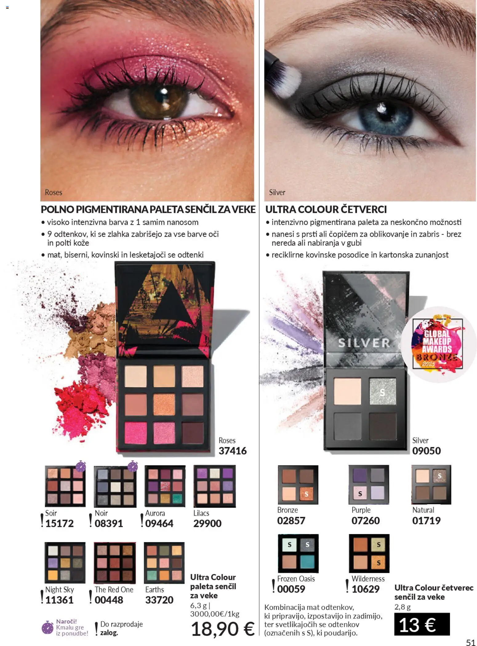 Novi Avon katalog ponudbe – veljaven od 31.03.2026 | Stran: 51 | Izdelki: Paleta senčil, Barva