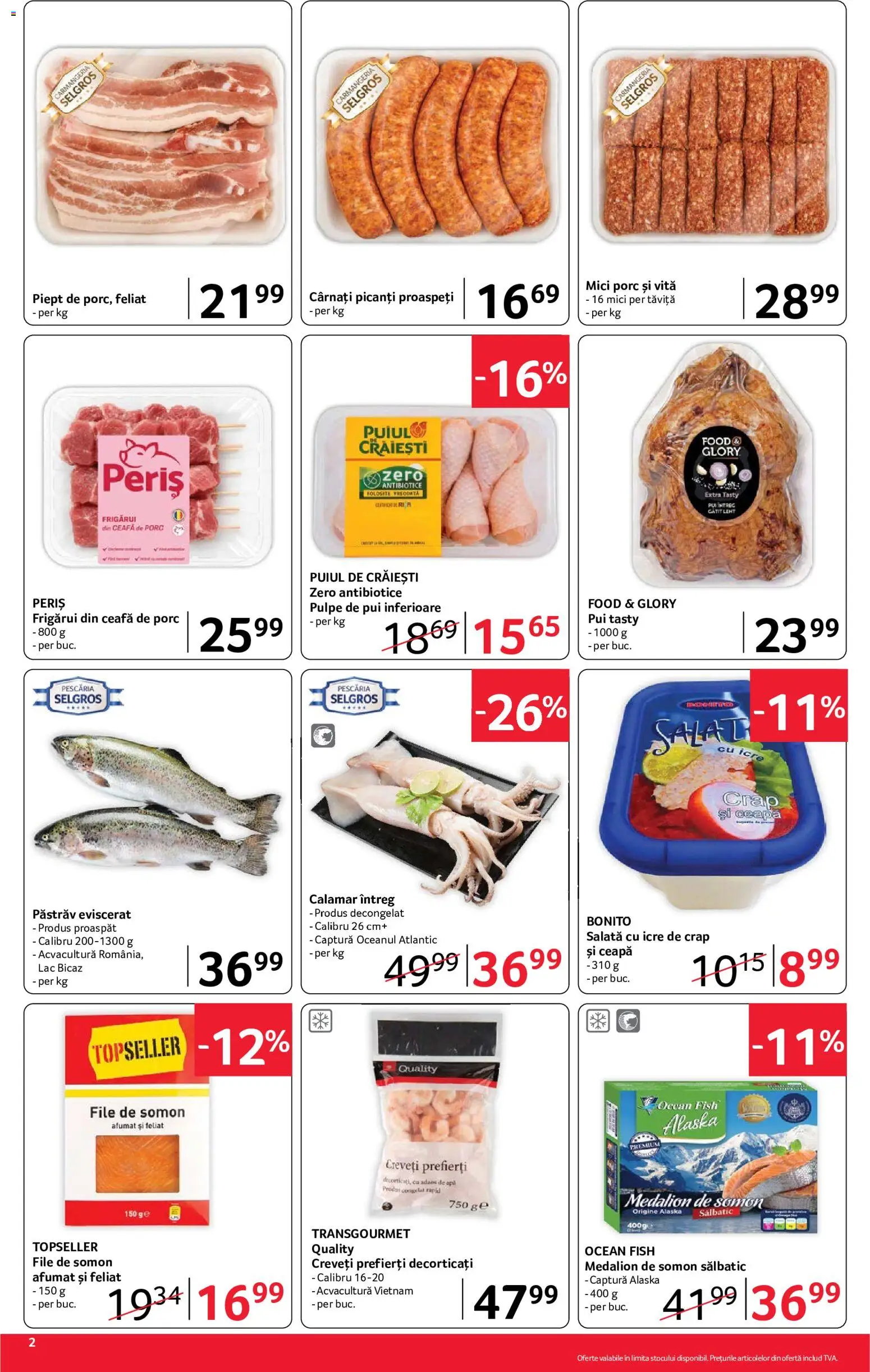 Noul catalog Selgros – valabil de la 10.07.2026 | Pagină: 2 | Produse: Hacıyatmaz Kedi Oyuncağı, Mici, Salată, Ceapă