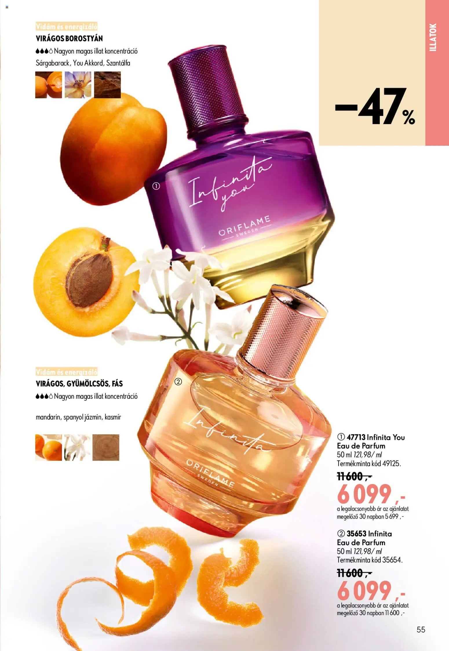 Oriflame akciós ujság - amely érvényes a következő dátumtól: 2026.07.08. | Oldal: 55 | Termékek: Parfüm