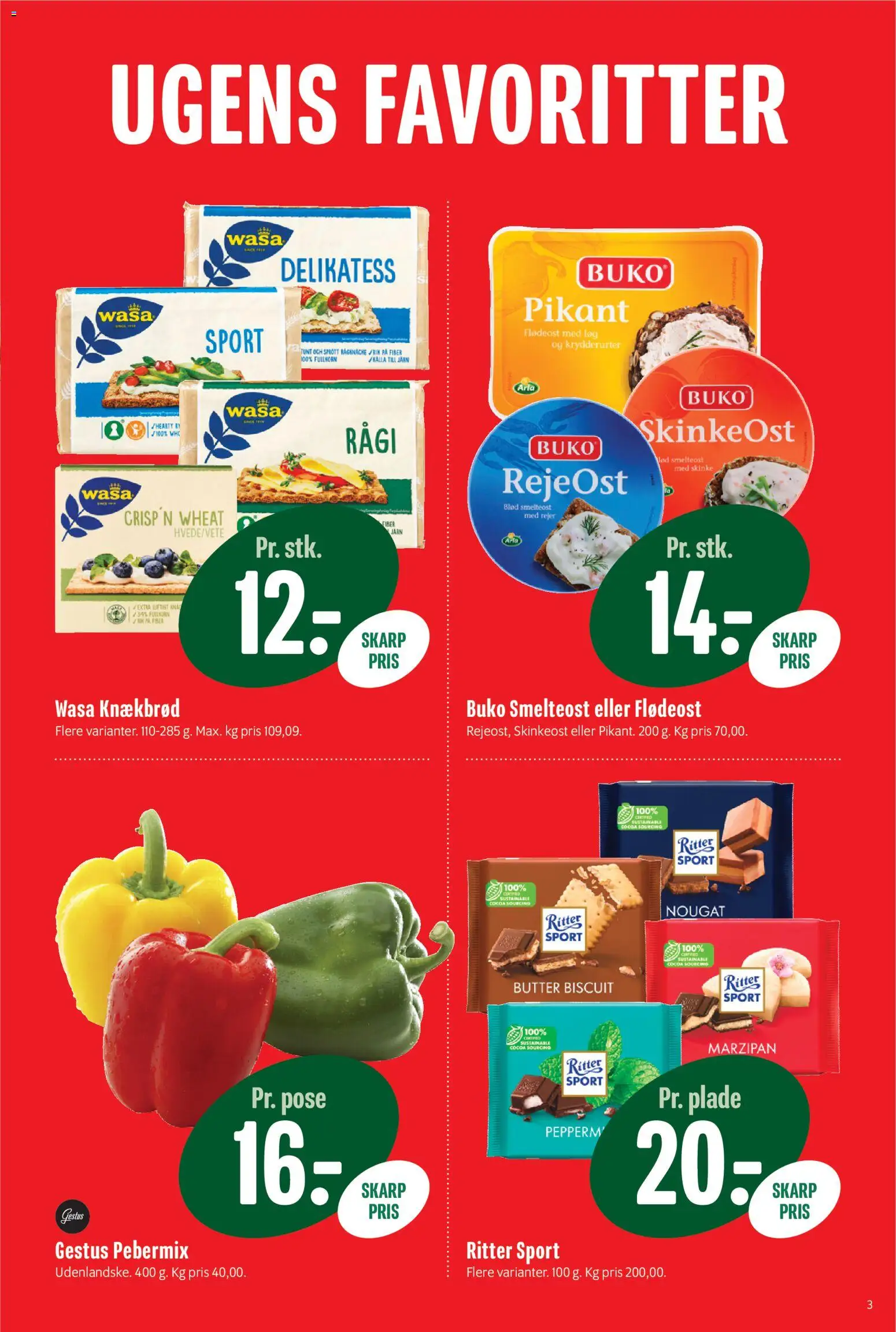 Min Købmand tilbudsavis – gyldig fra 05.06.2026 | Side: 3 | Produkter: Skinke, Løg, Rejer, Nougat