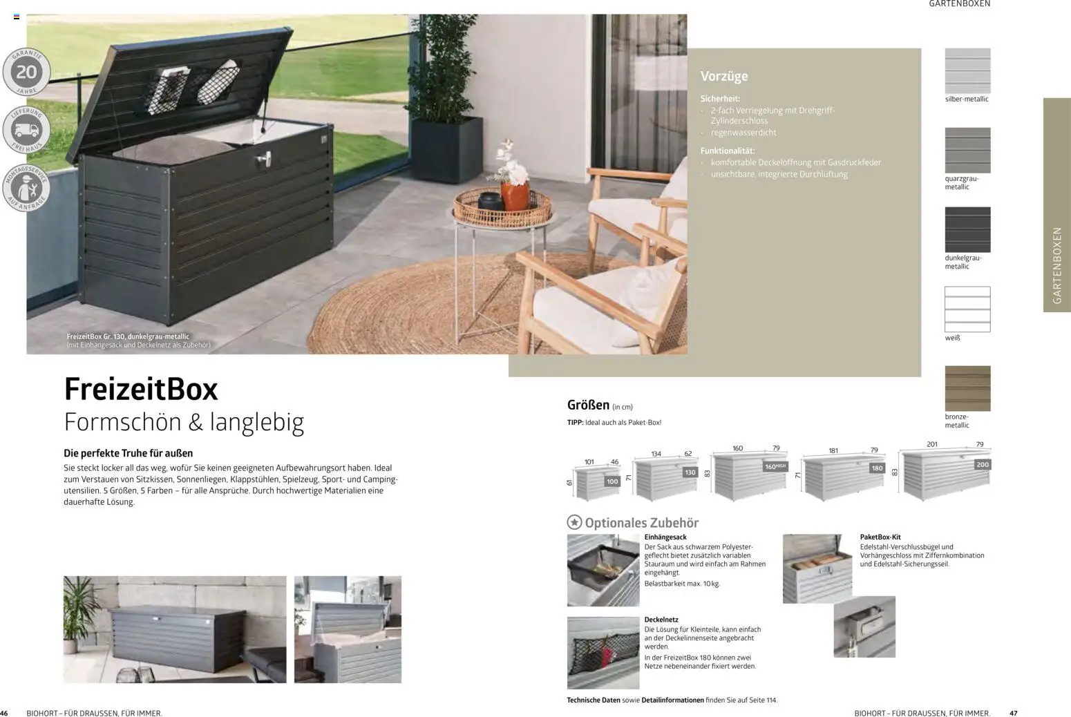 Dehner  Biohort – Metall für Garten & Terrasse gültig ab 05.01.2026 | Seite: 24
