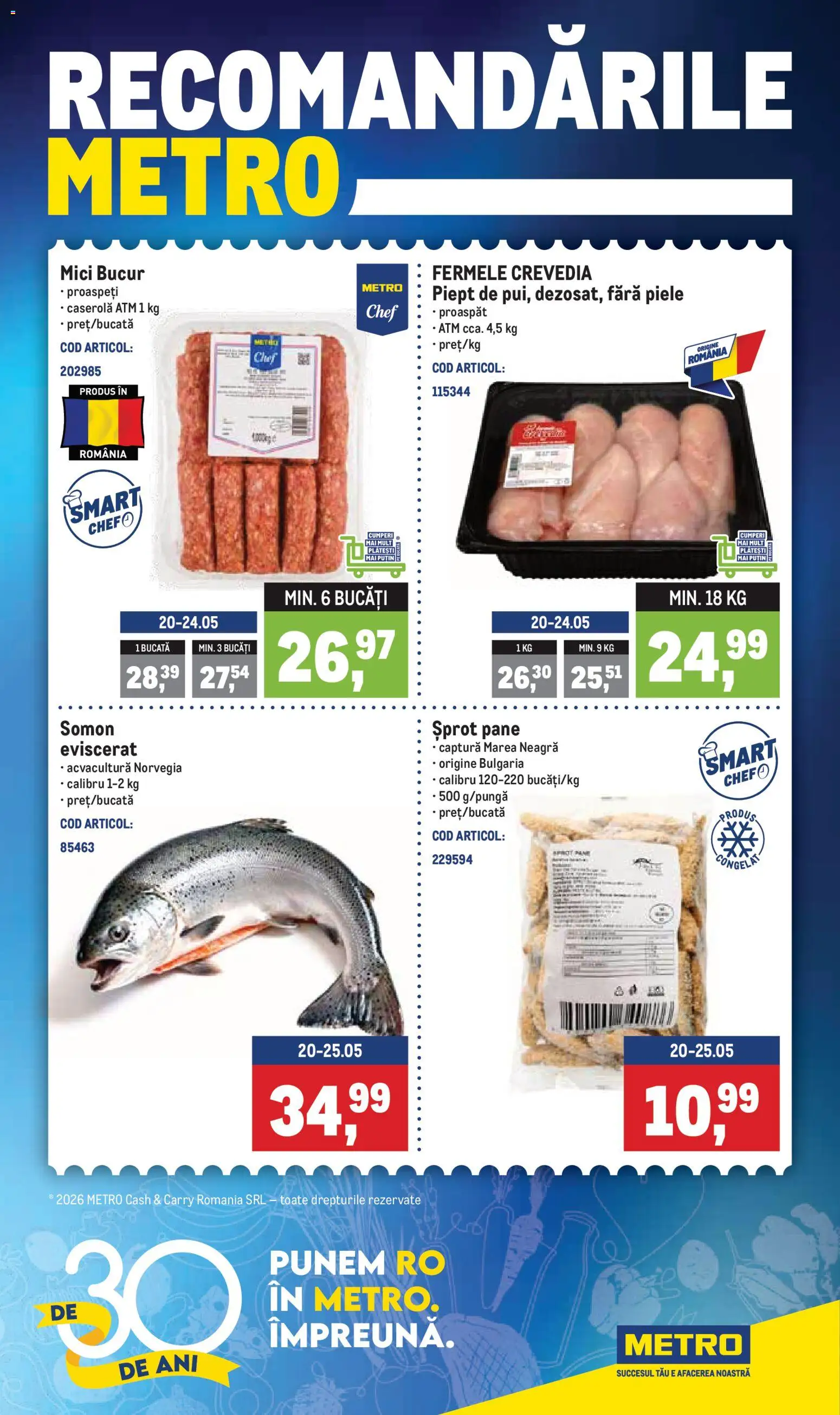 Noul catalog Metro – valabil de la 18.05.2026 | Pagină: 1 | Produse: Mici