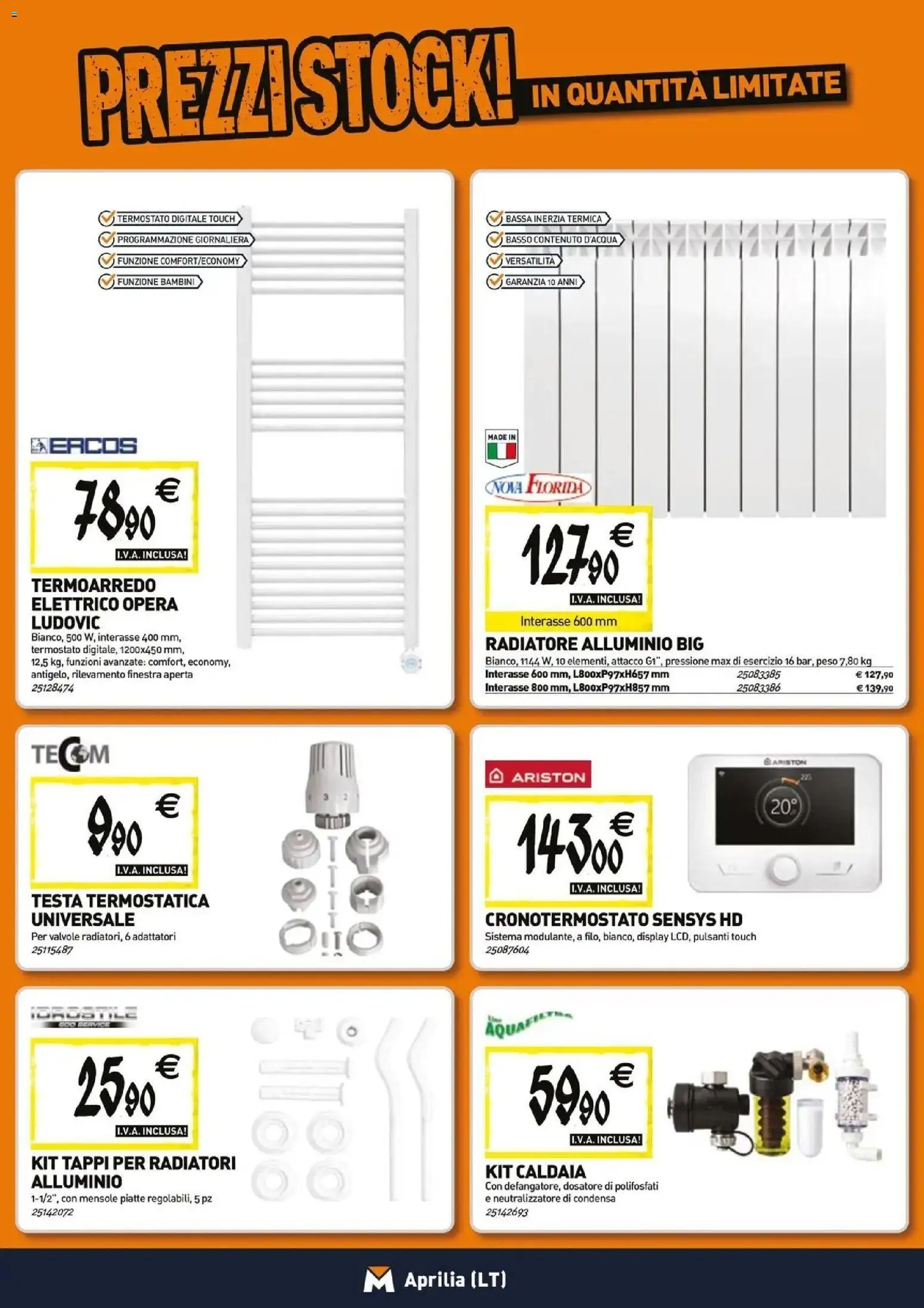 Nuovo TECNOMAT catalogo Aprilia dal 27/08/2026 > offerte anteprima 🛍️ | Pagina: 6 | Prodotti: Caldaia, Basso, Alluminio