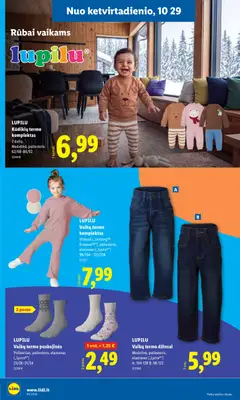 LIDL leidinys galioja nuo 2026.10.26 | Puslapis: 20 | Prekių: Džinsai