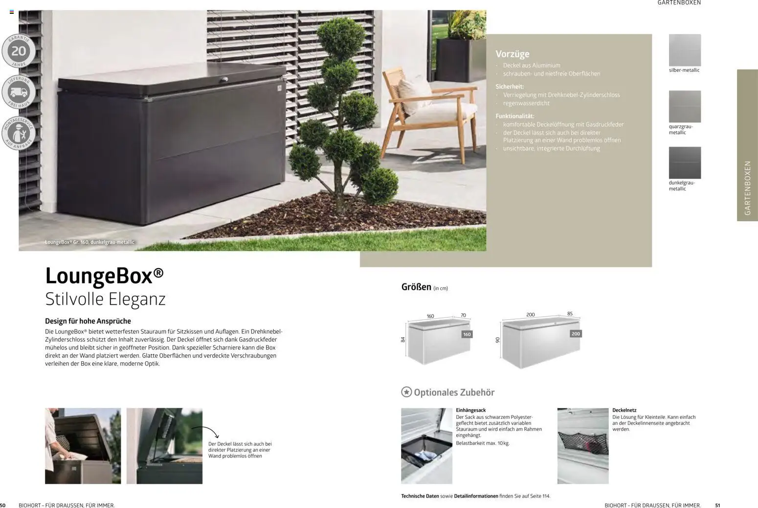 Dehner  Biohort – Metall für Garten & Terrasse gültig ab 05.01.2026 | Seite: 26 | Produkte: Box