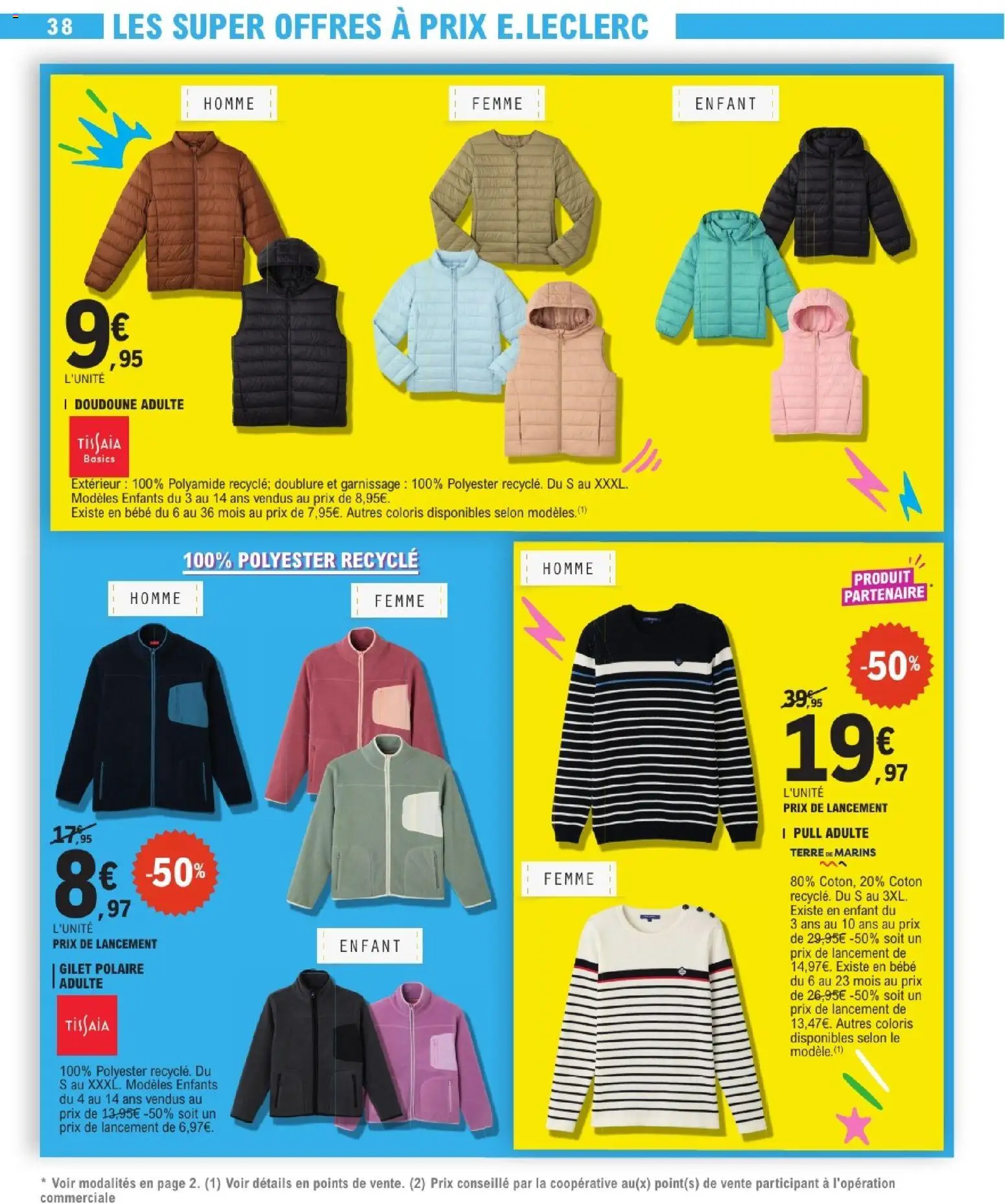 {H1} | Page: 38 | Produits: Coton, Polaire, Pull, Doudoune