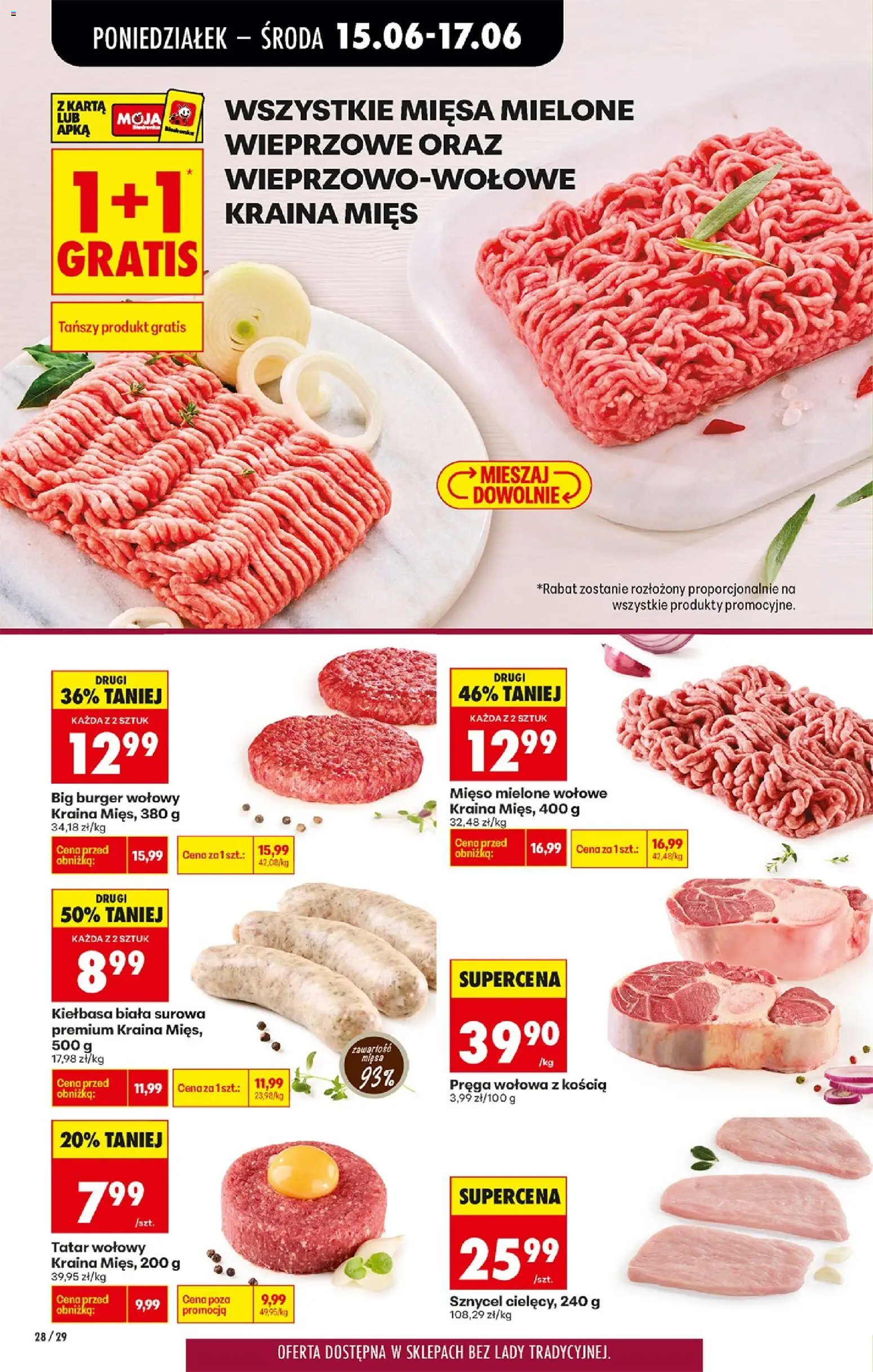 Biedronka Polsko leták od 15.06.2026 | Strana: 36 | Produkty: Burger