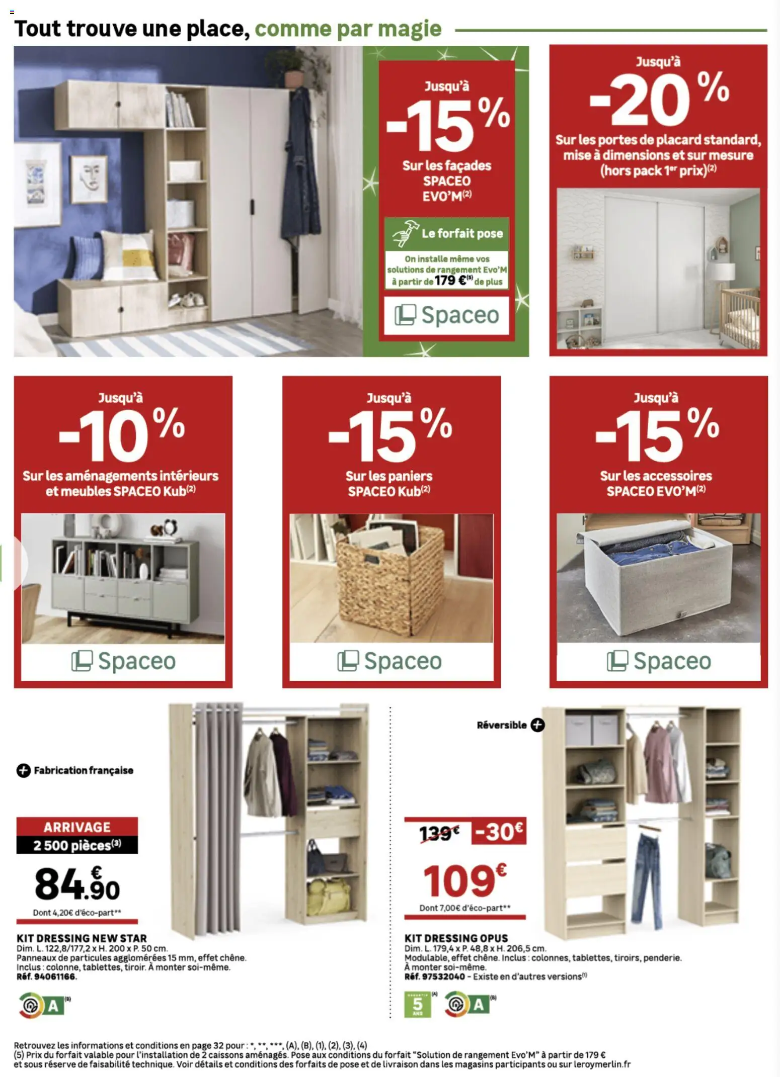 {H1} | Page: 14 | Produits: Kit dressing, Placard, Portes, Dressing