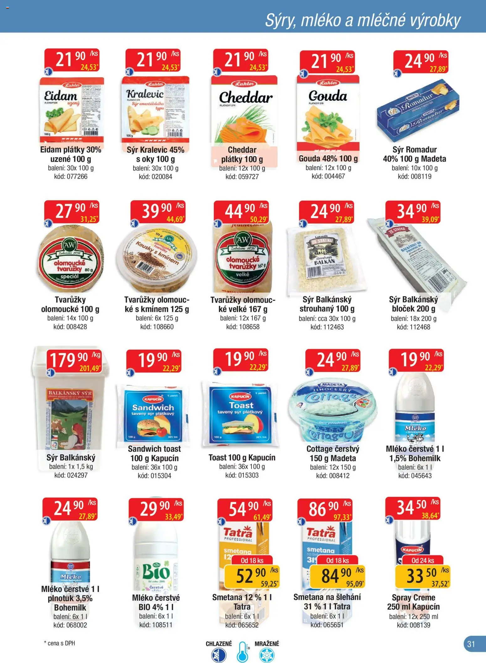 Astur & Qanto leták - Velkoobchod fresh 06/2026 od 01.06.2026 | Strana: 31 | Produkty: Gouda, Sýr, Balkánský sýr, Sýr Romadur
