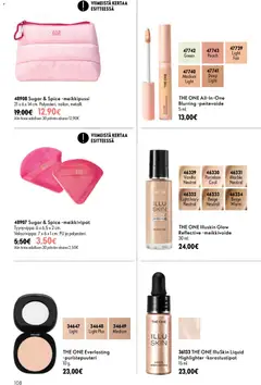 Oriflame-mainoslehti voimassa 16/09/2026 alkaen | Sivu: 108 | Tuotteet: Peitevoide, Meikkipussi