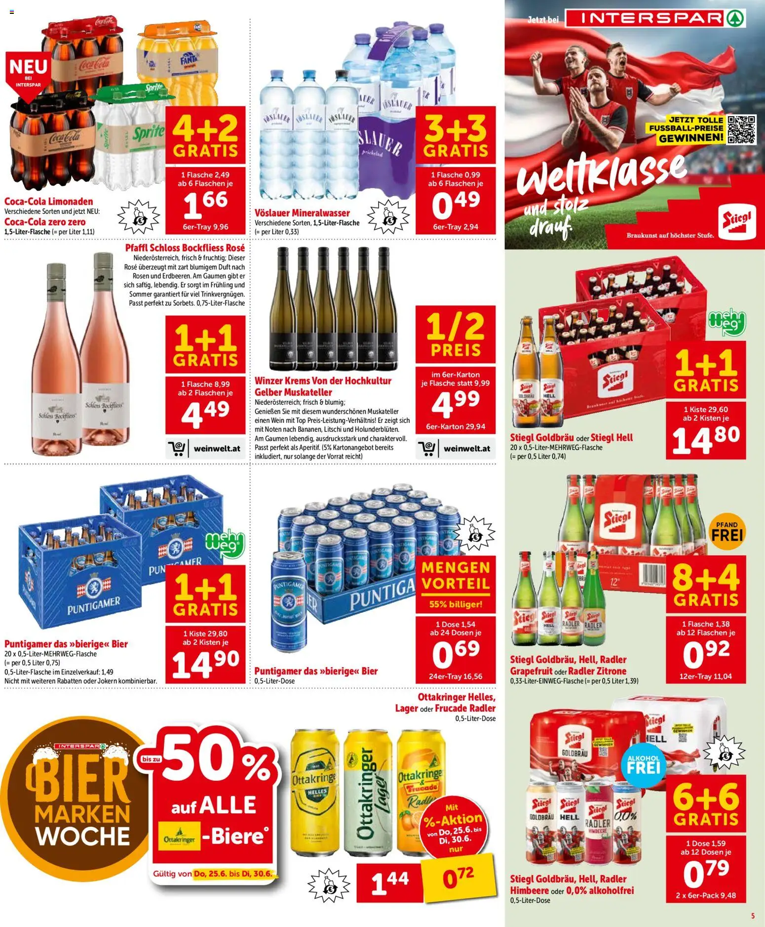Interspar Flugblatt - Steiermark gültig ab 25.06.2026 | Seite: 5 | Produkte: Zitrone, Himbeere, Duft, Wein