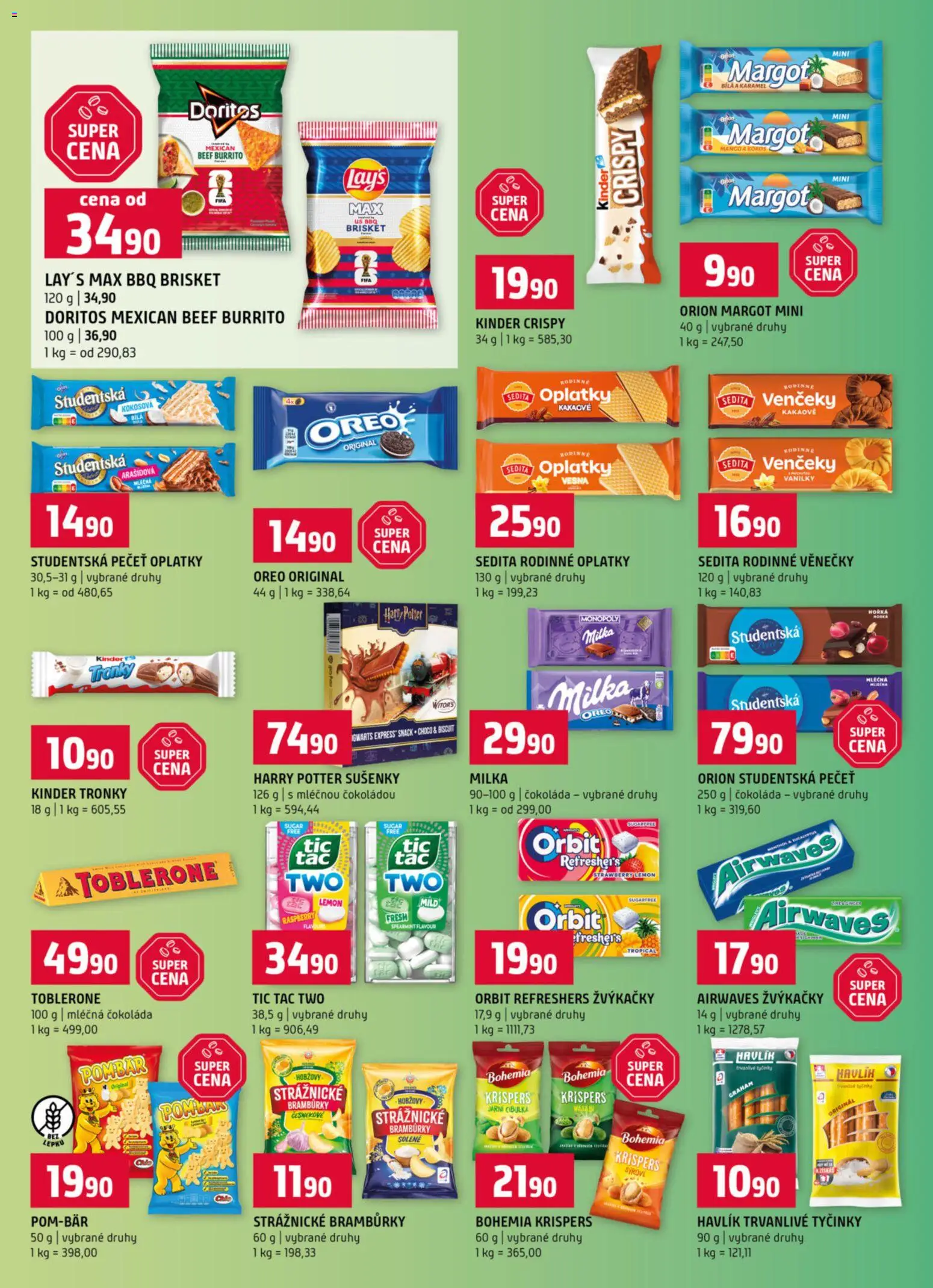 Terno leták od 15.04.2026 | Strana: 8 | Produkty: Strážnické brambůrky, Tyčinky, Doritos, Tác